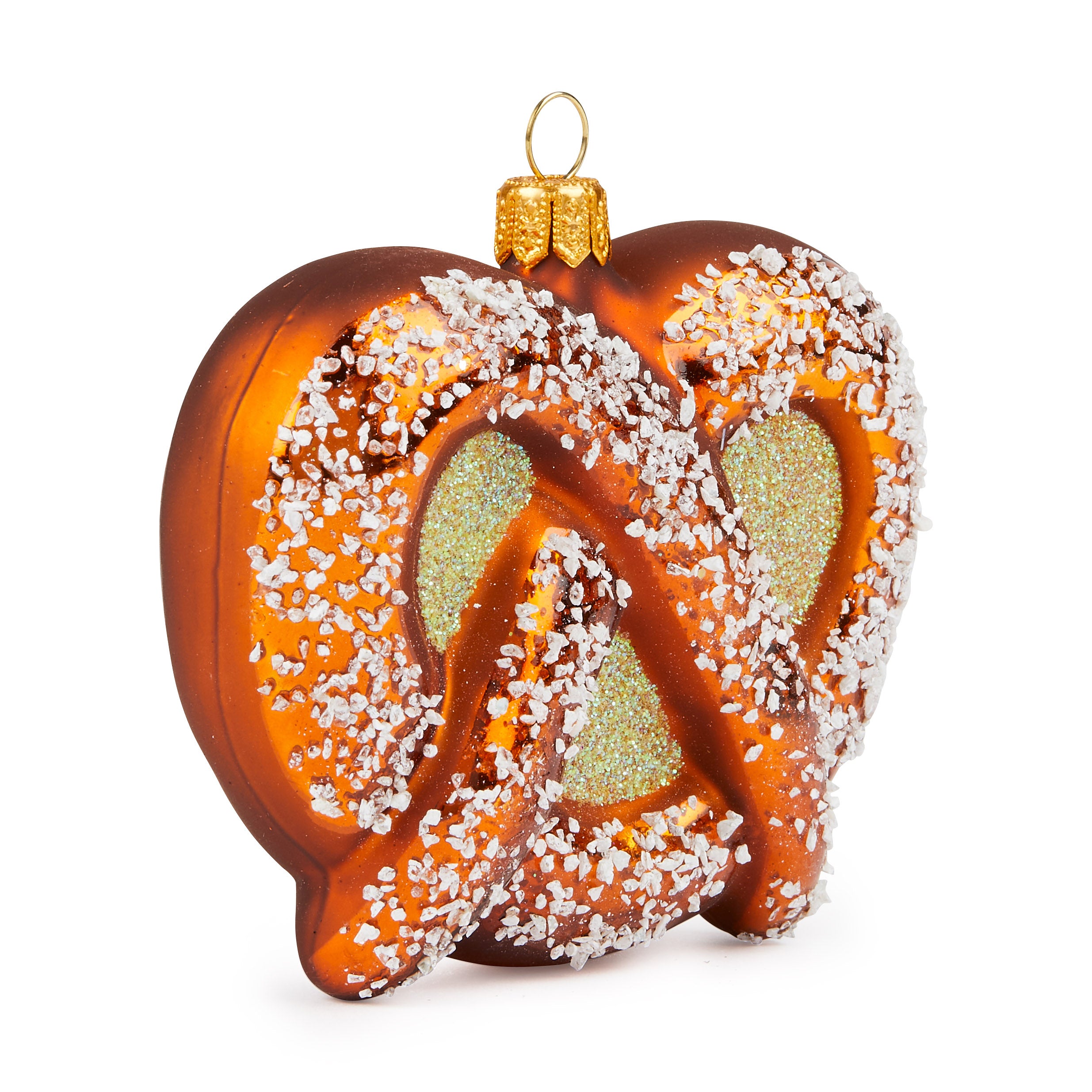 NYC Glass Holiday Ornament - Pretzel - Image 2