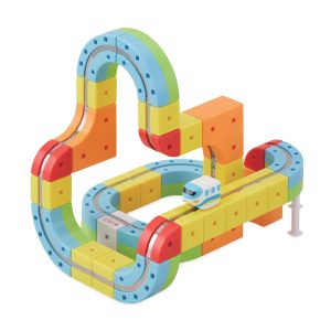 Magnetic Train Rail Cube Block Toy Set - Starter 32 pcs