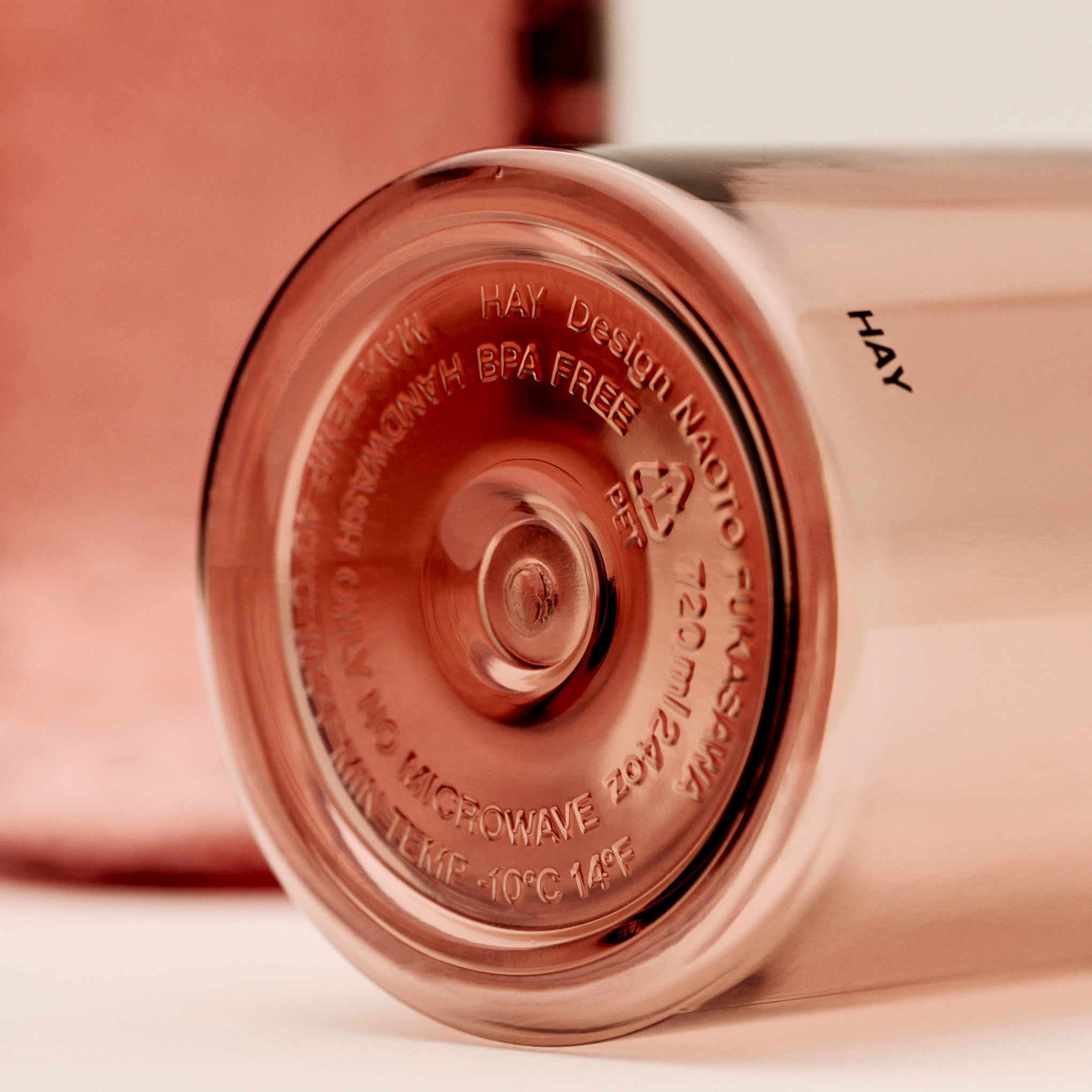 HAY Miz Recycled Plastic Water Bottle - Red - Image 3