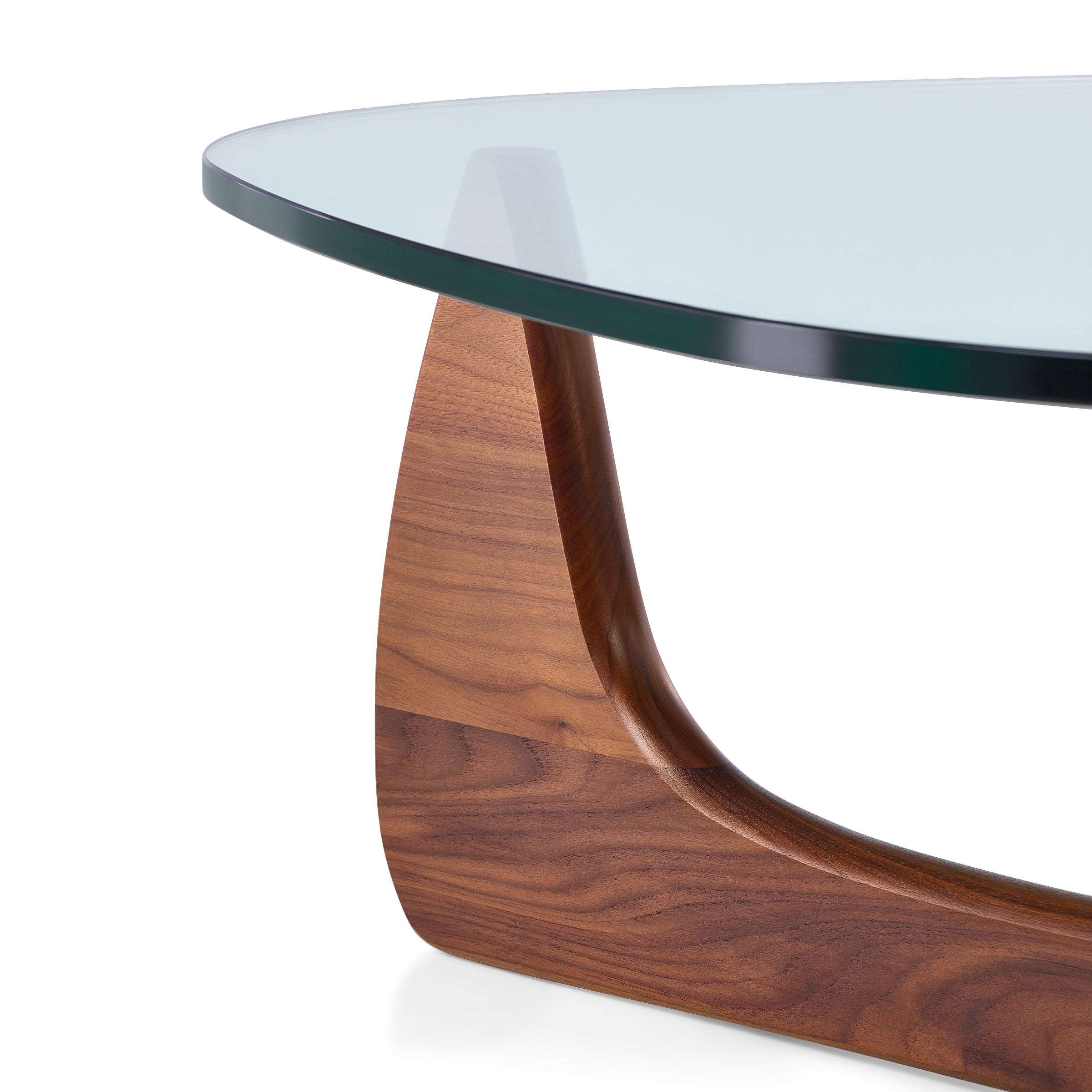 Noguchi Coffee Table from Herman Miller - Transparent/ Walnut - Image 5