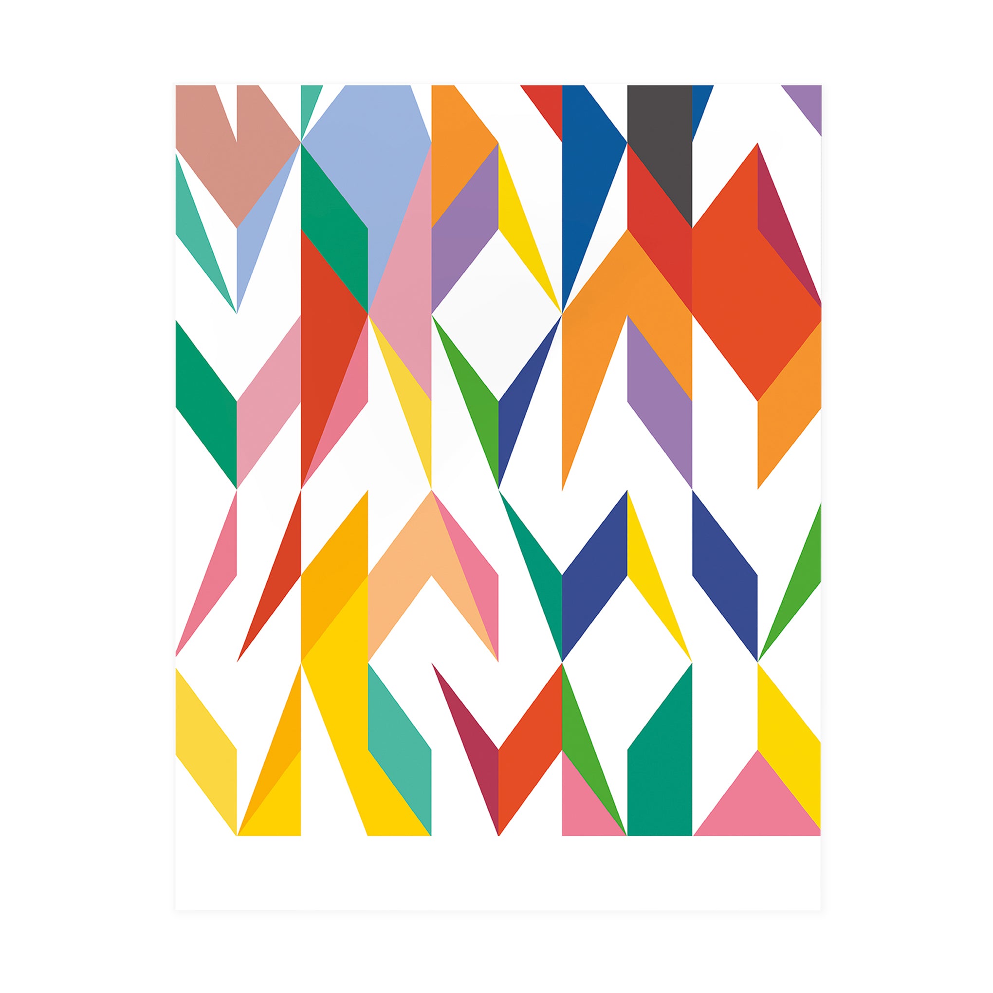 Odili Donald Odita Teardrop/Do It Good/Brand New Day Poster - Unframed