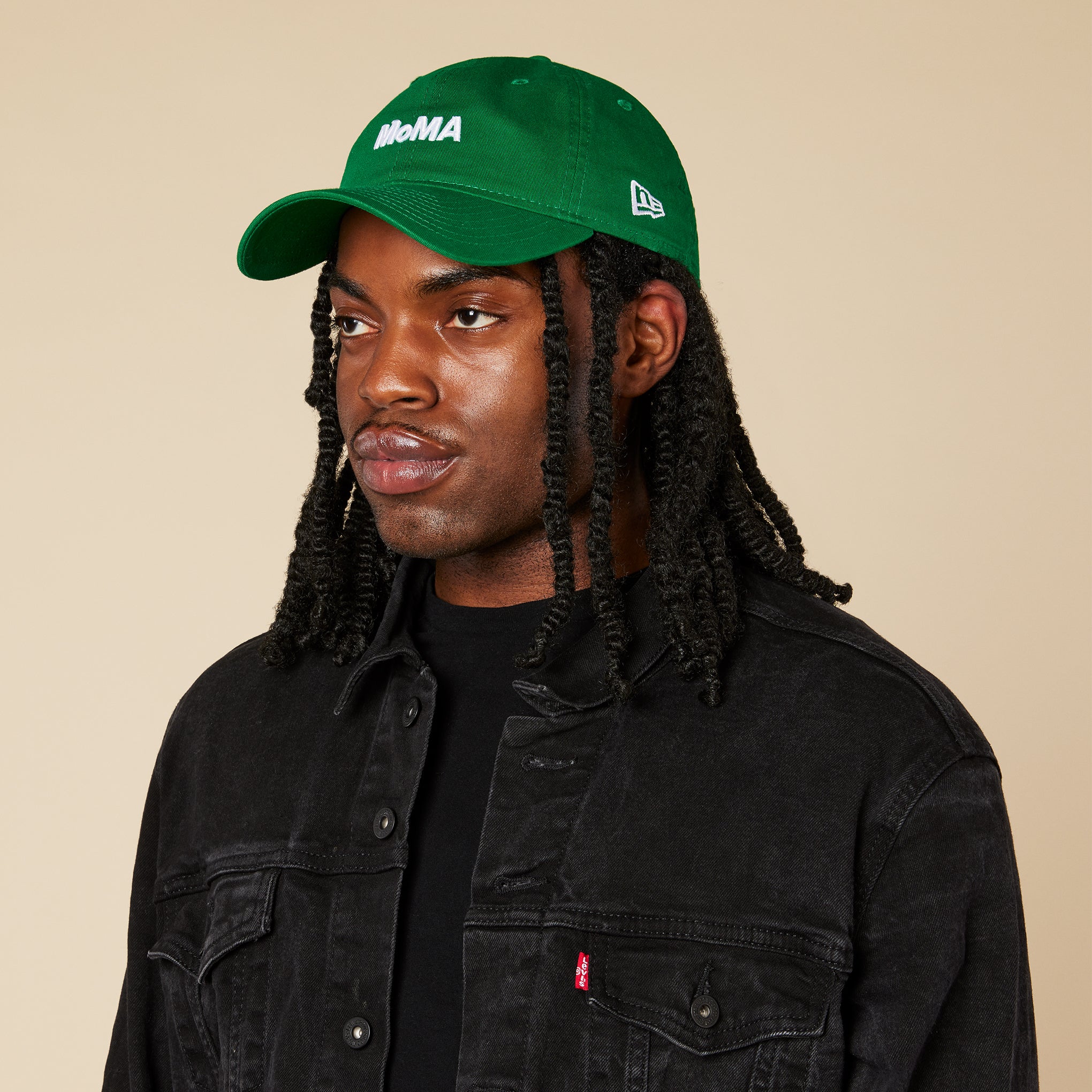 MoMA Adjustable Baseball Cap - Kelly Green - Image 4