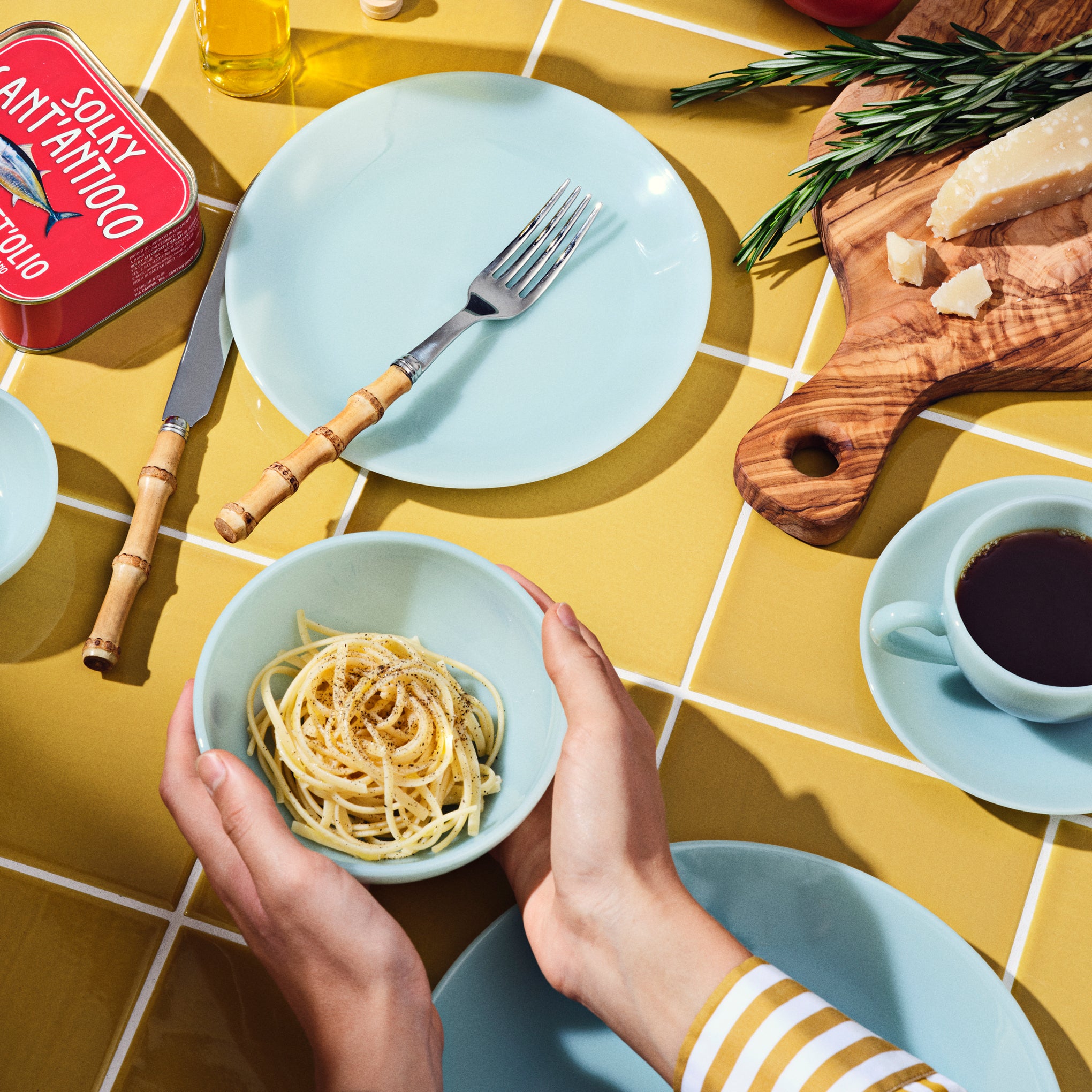 Milk Glass Pastel Dinnerware - Set of 4 - Salad Plate set of 4 - Image 4