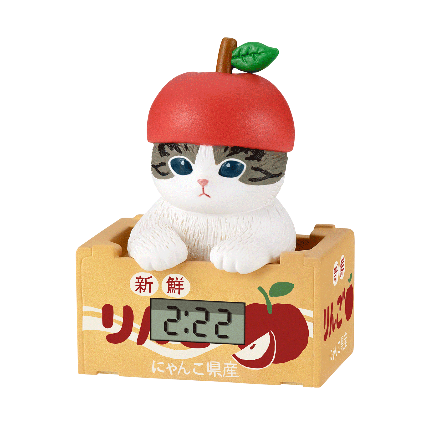 Mofusand Cat Desk Clock Blind Box Toy - Fruit - Image 2