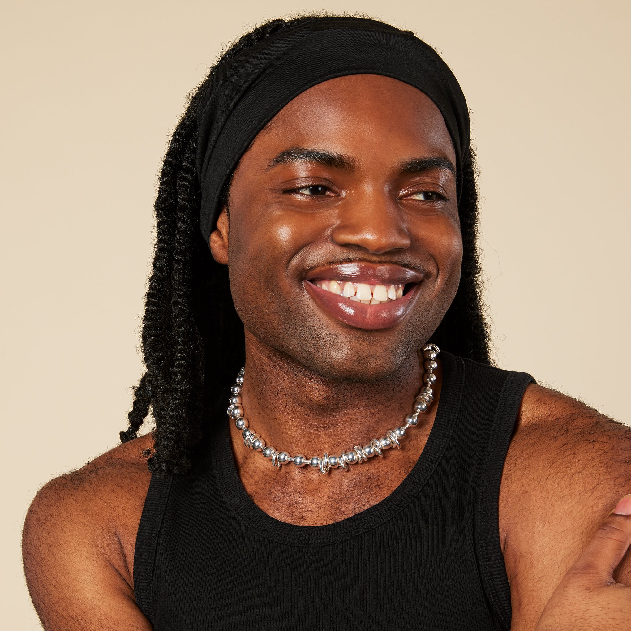 Martine Ali Silver Spar Ball Chain Necklace - Image 2