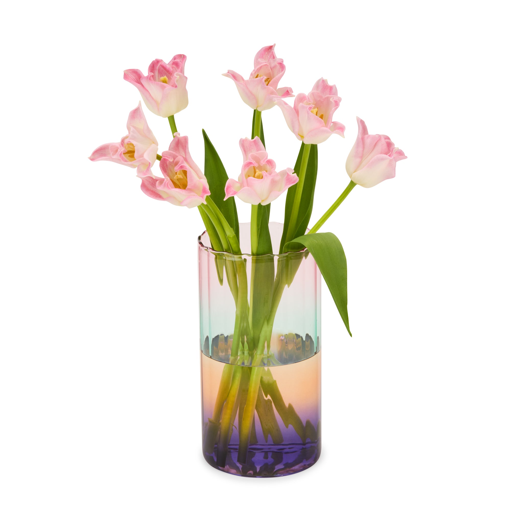 Gradient Glass Vase - Wide