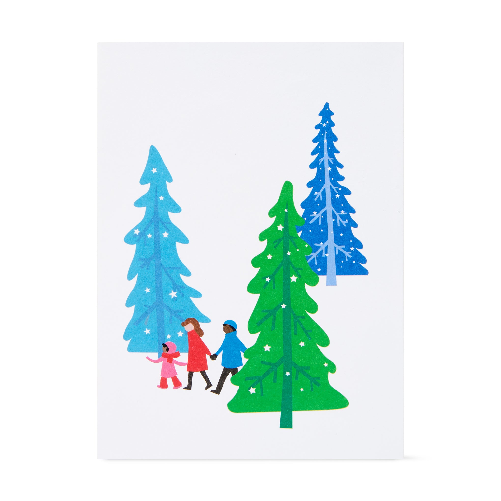 Winter Forest Holiday Pop-Up Cards - Set of 8 - Image 2