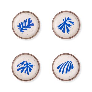 Henri Matisse La Perruche et la sir??ne Stoneware Dessert Plates - Set of 4