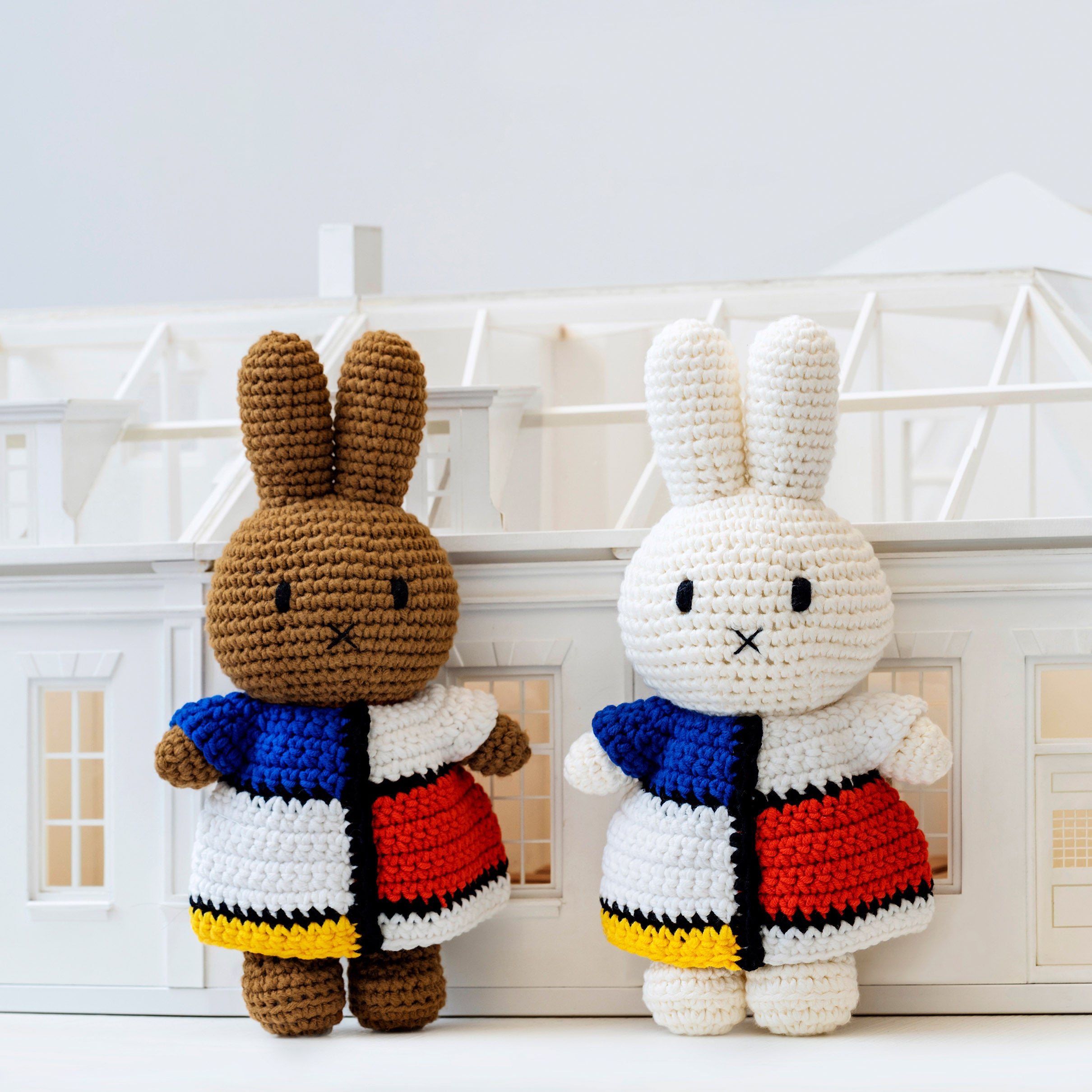 Miffy and Friends Crochet Mondrian Plush Toy - Miffy - Image 3