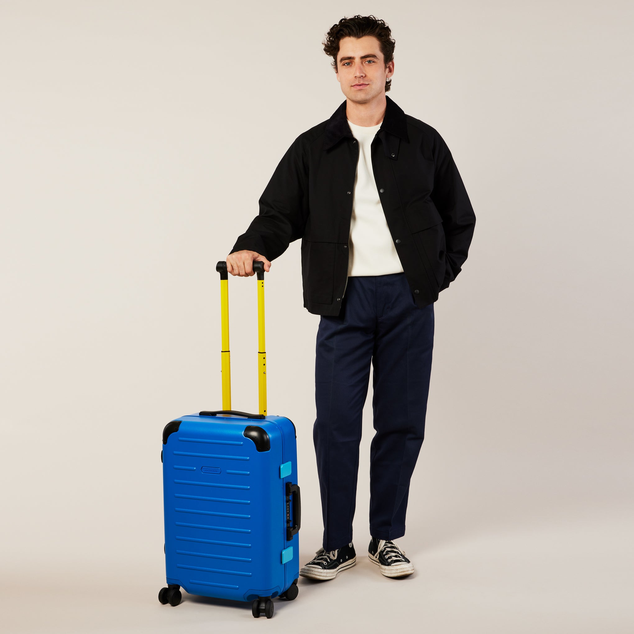 MoMA Solgaard Carry-On Closet Suitcase 4.0 - Blue - Image 3