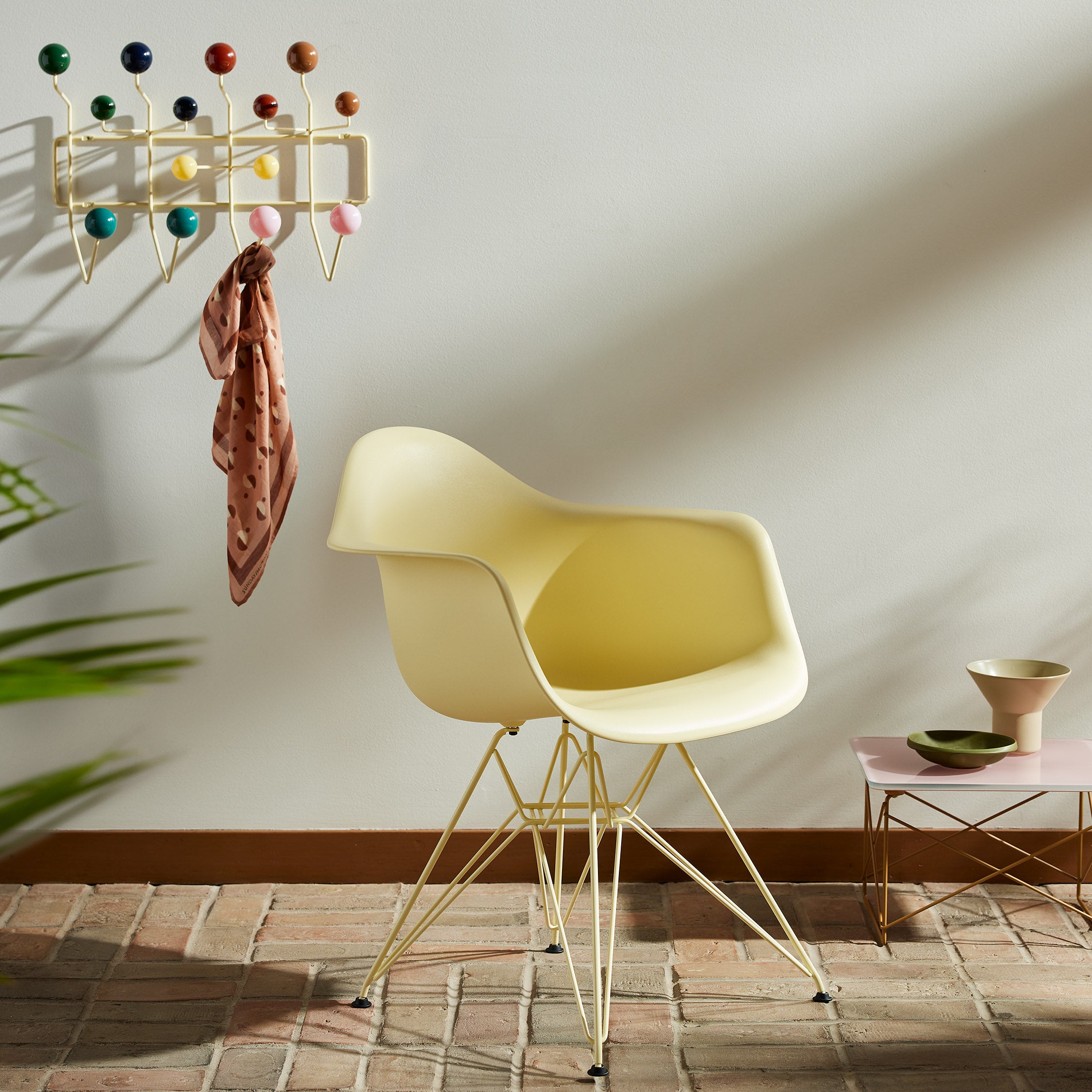 Herman Miller x HAY Eames Molded Recycled Plastic Armchair - Powder Yellow - Image 2