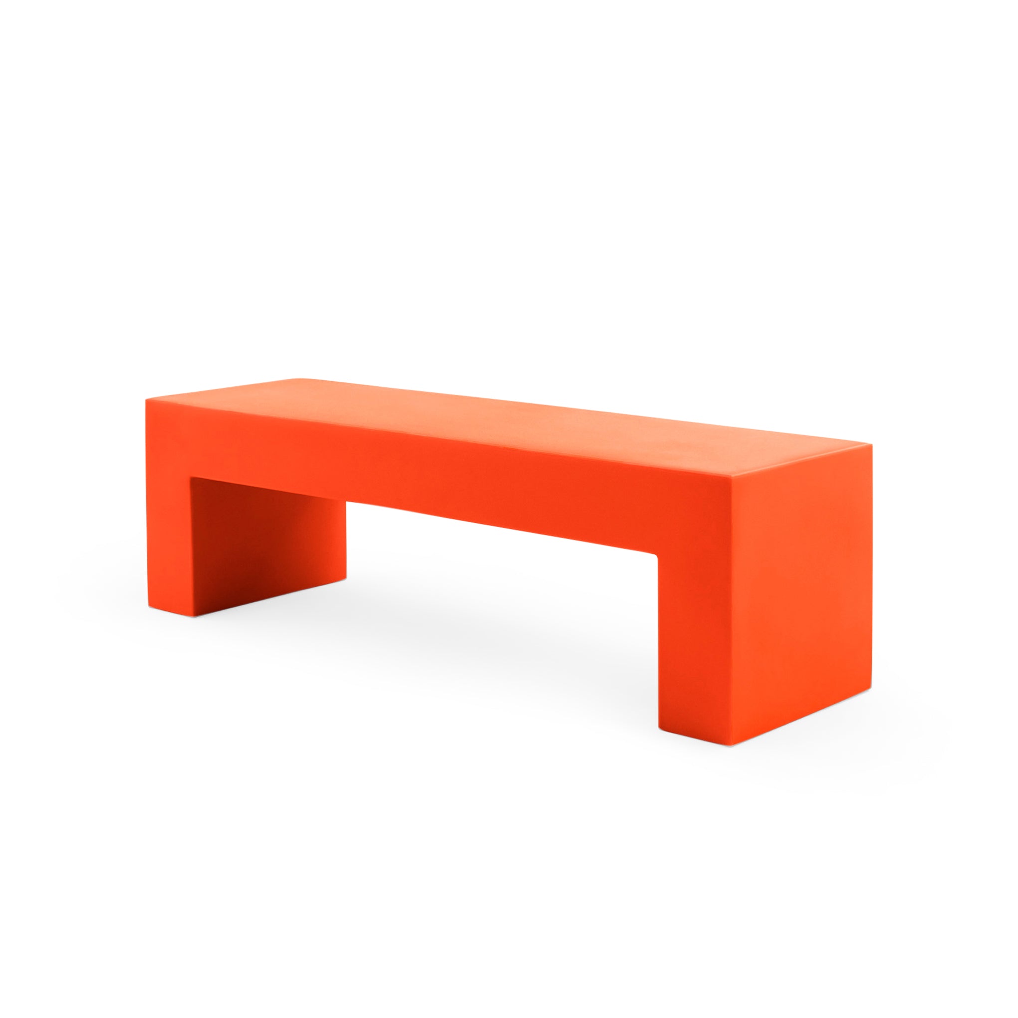 Vignelli Bench from Heller - Orange - Image 4