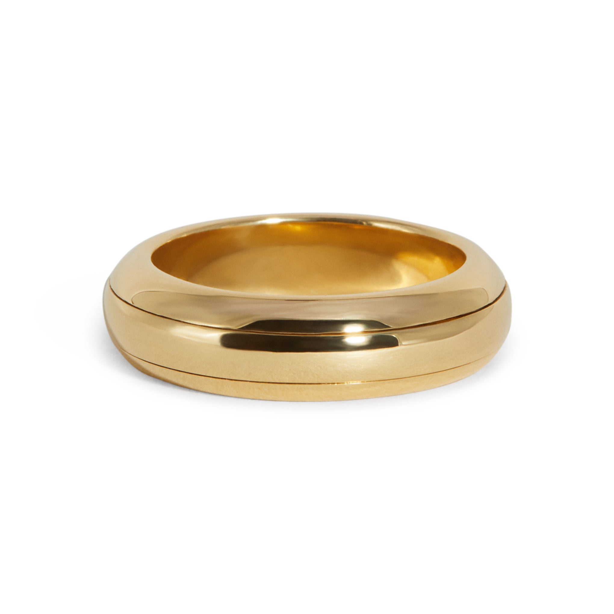 Pivot Ring I - 14k Yellow Gold