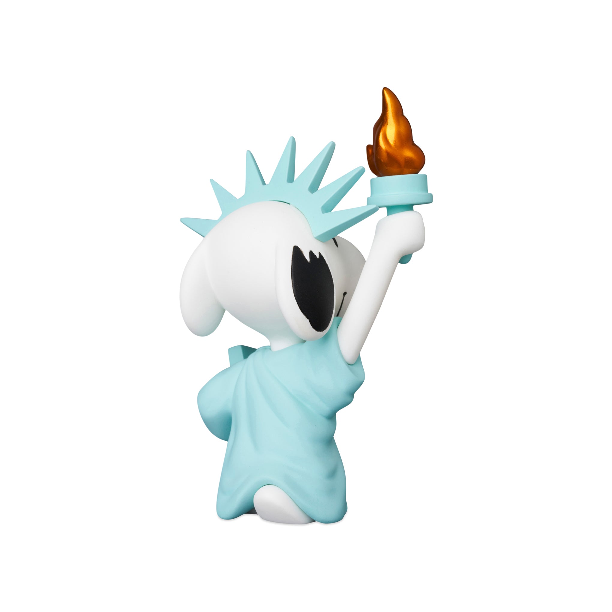 Snoopy & Peanuts Collectible Figure - Statue of Liberty Snoopy - Image 3