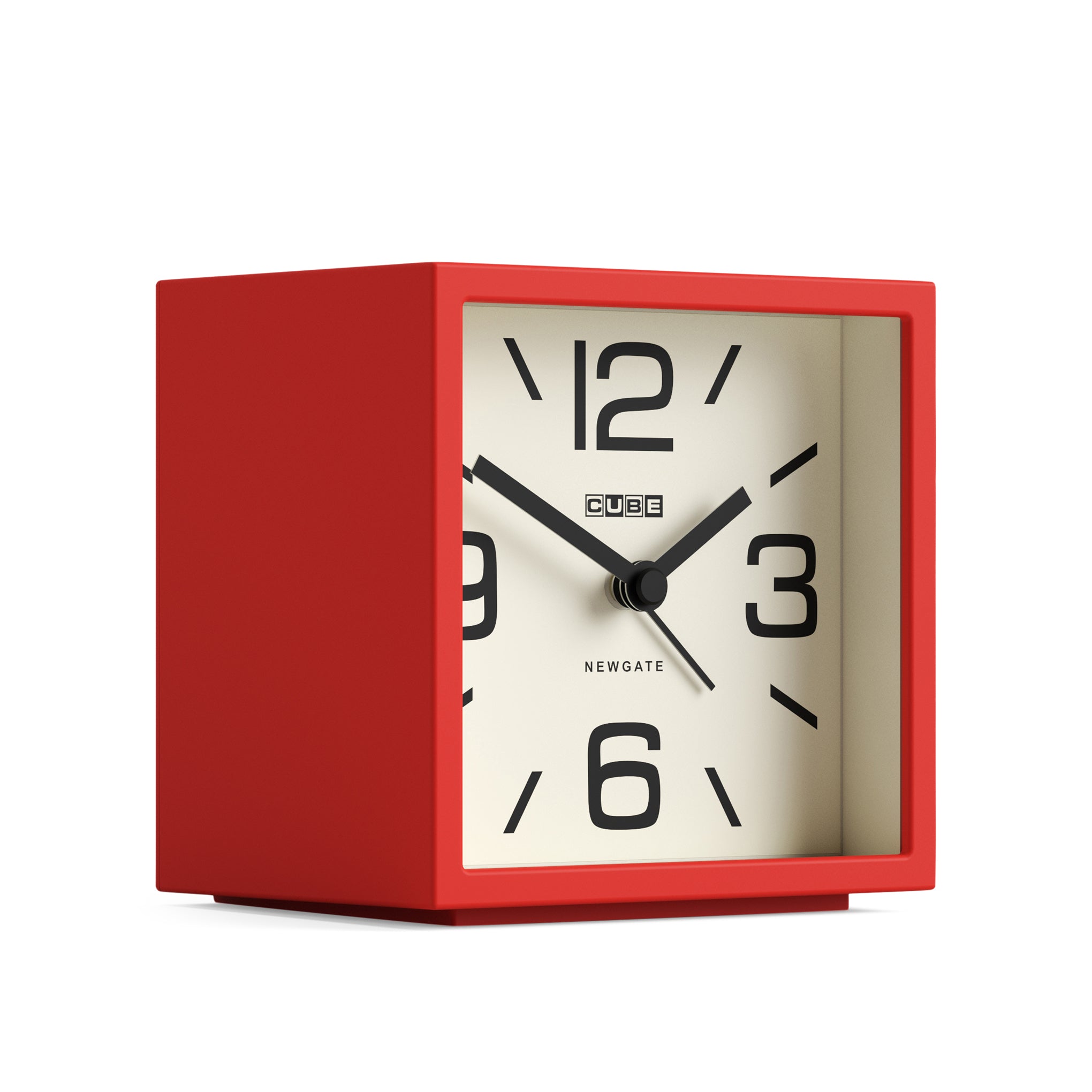 Newgate Cube Alarm Clock - Red - Image 4