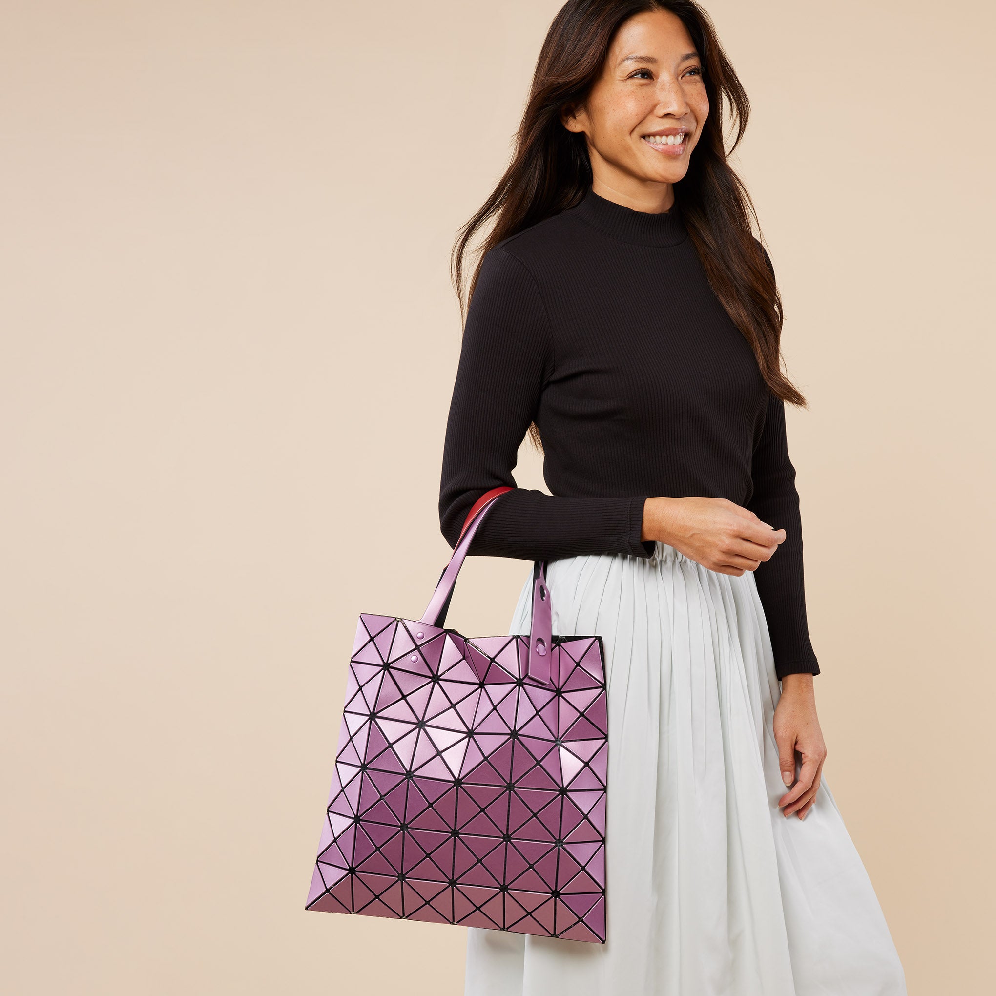 BAO BAO ISSEY MIYAKE Dual-Tone Lucent Tote Bag - Image 7