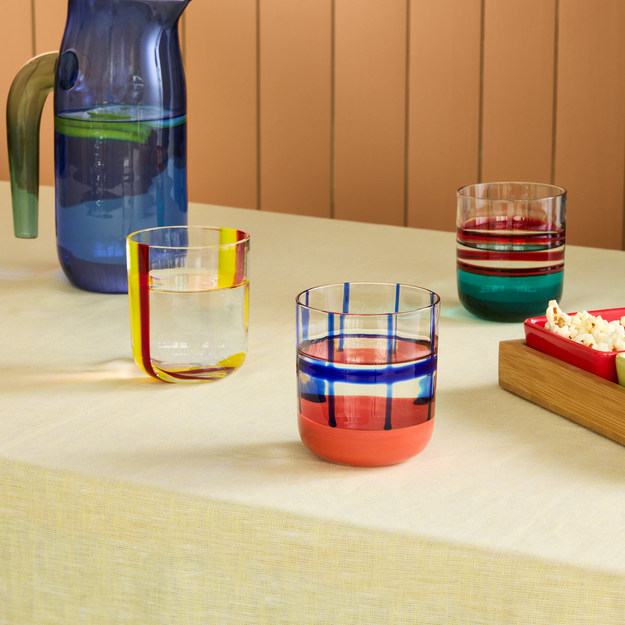 Ichendorf Milano Gesti Tumbler - Bordeaux/ Light Turquoise - Image 2