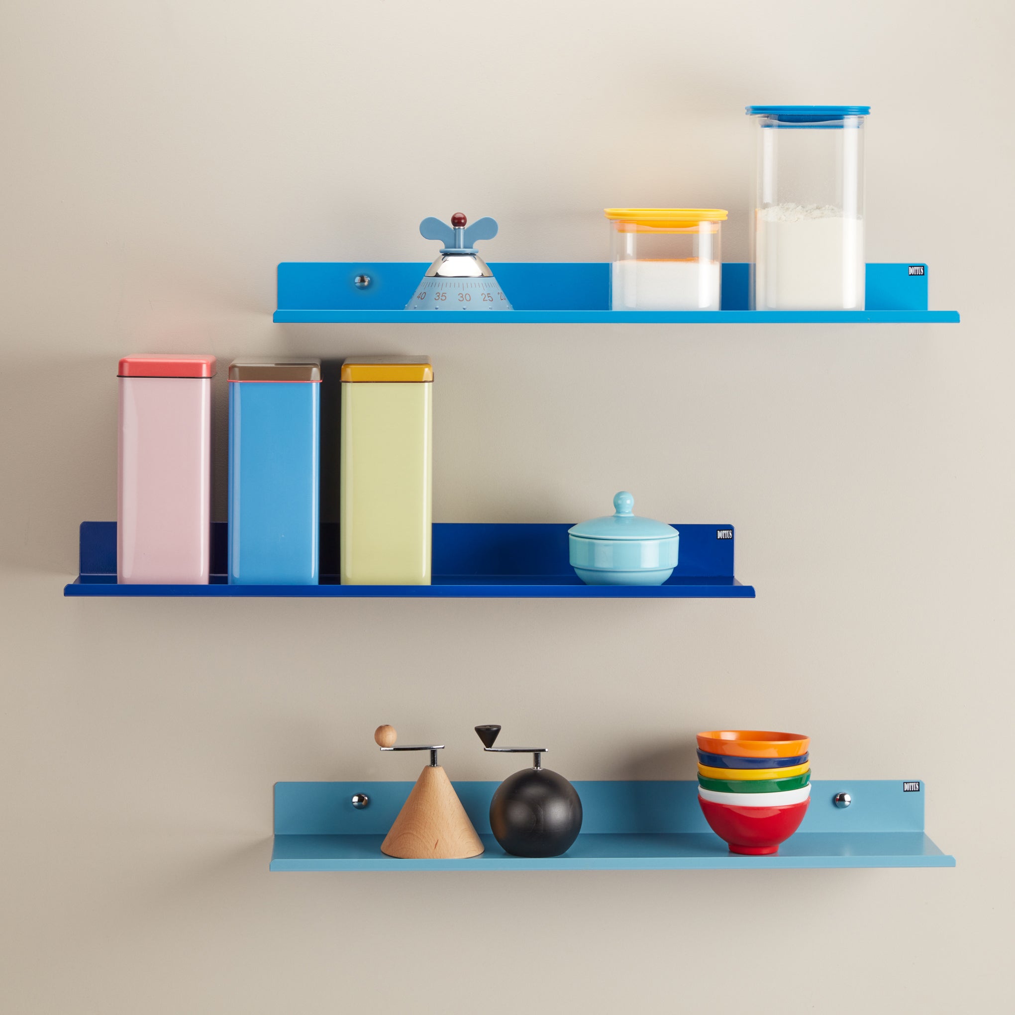 Wall-Mounted Shelving - Set of 3 - Image 4