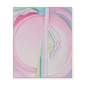 Georgia O'Keeffe Pink Abstraction Framed Print
