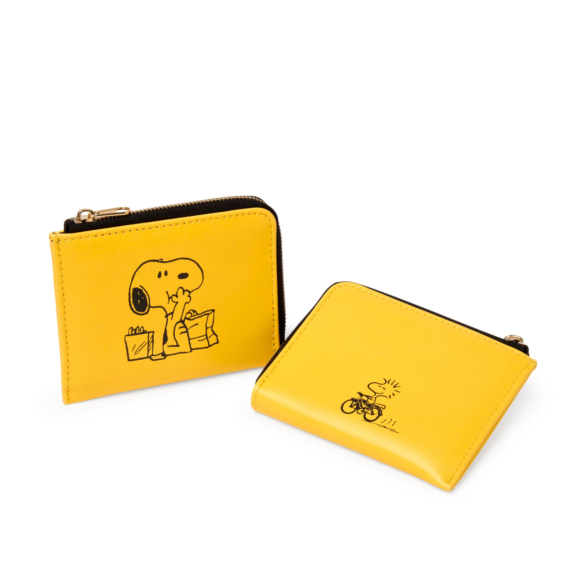 Snoopy Vegan Leather Coin Purse - Yellow - Image 2