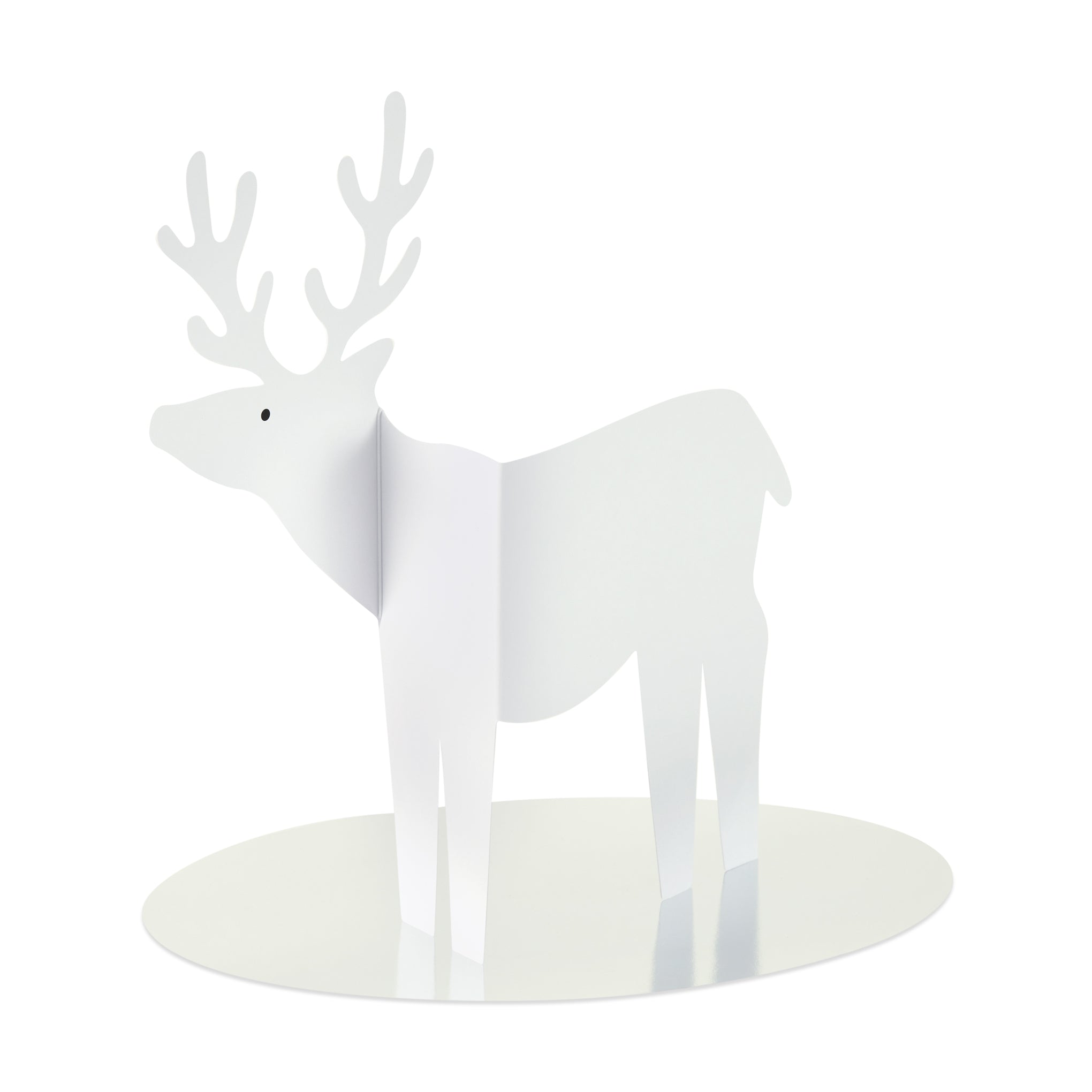 Reindeer on Pond Holiday Pop-Up Cards - Set of 8