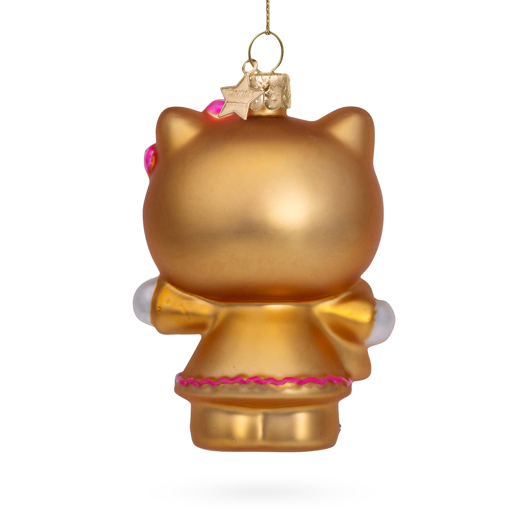 Hello Kitty Glass Holiday Ornament - Hello Kitty Gingerbread - Image 4