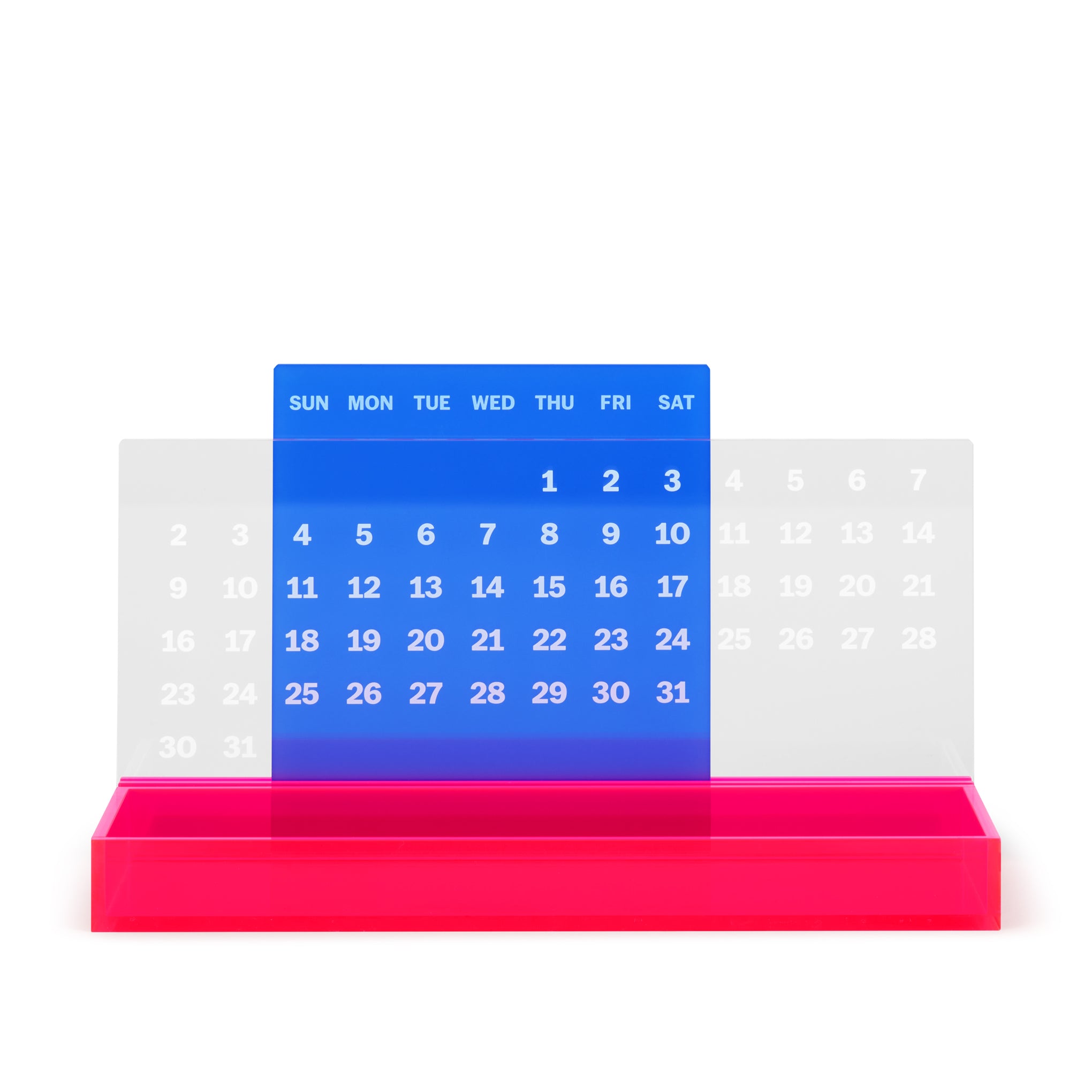 MoMA Colorplay Perpetual Calendar and Organizer - Blue - Image 3