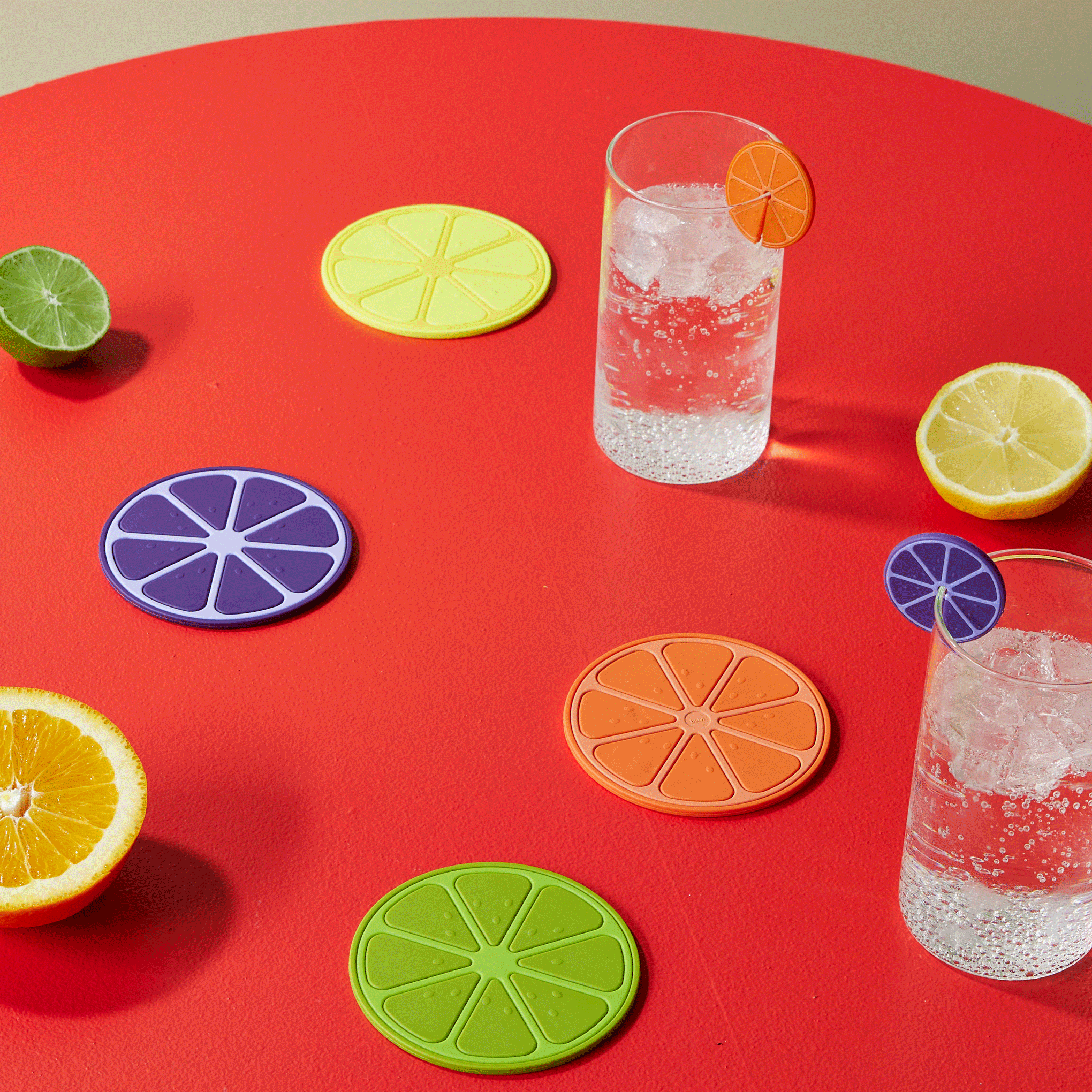 Fruit Party Coasters - Set of 4 - Image 2