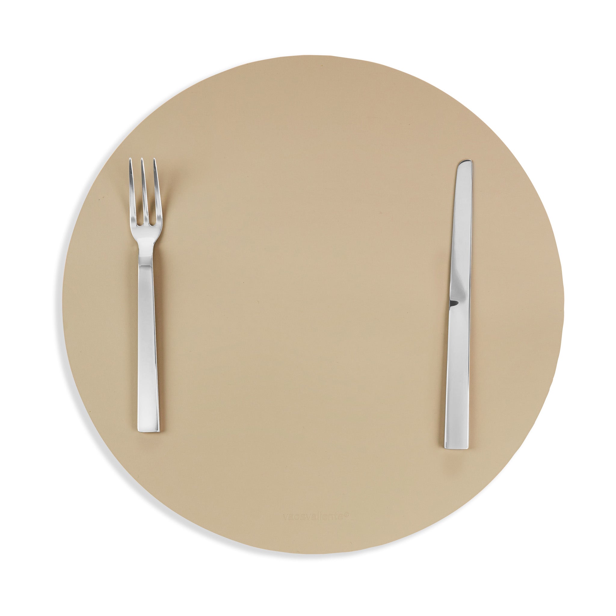Dual-Sided Recycled Leather Placemat - Yellow/ Light Grey - Image 10