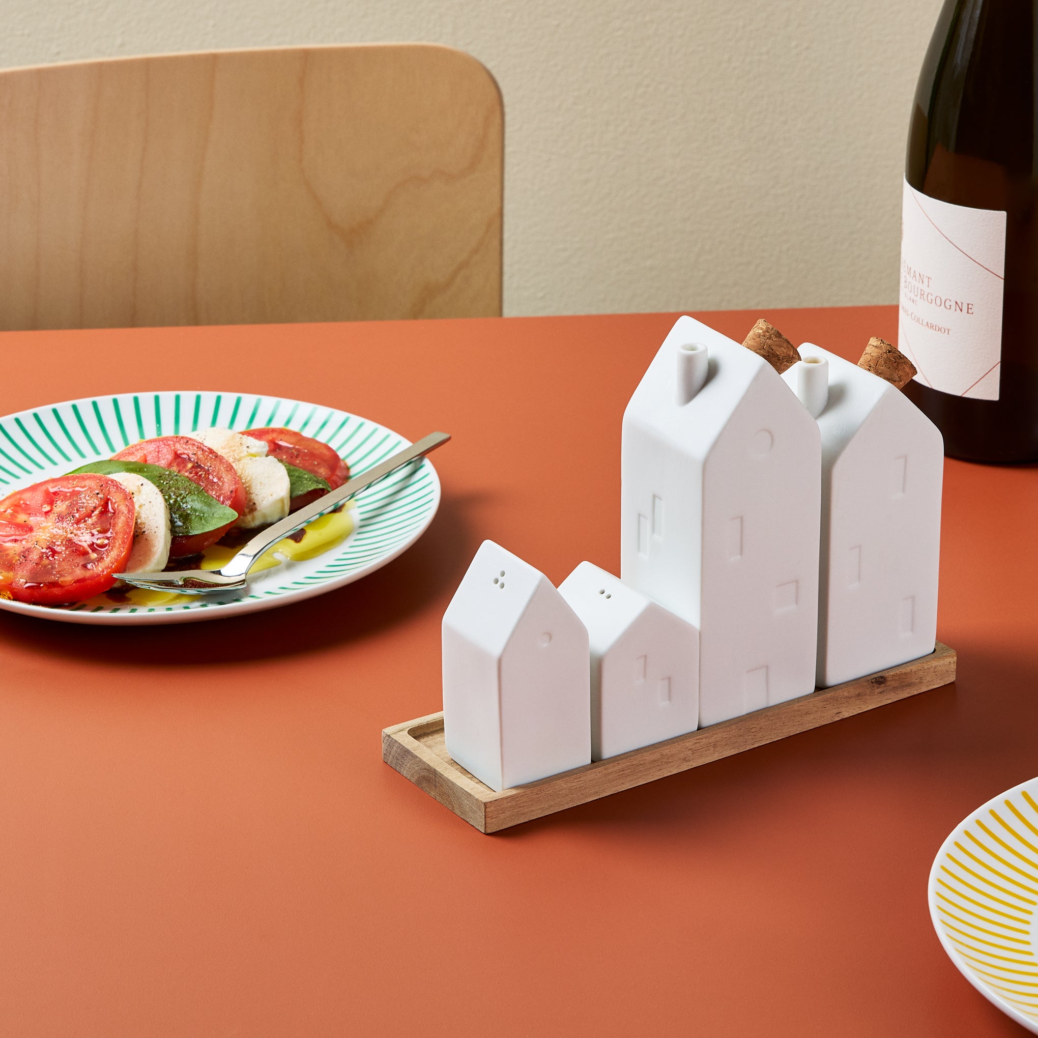 Village House Porcelain Seasoning Vessels - Set of 4 - Image 2