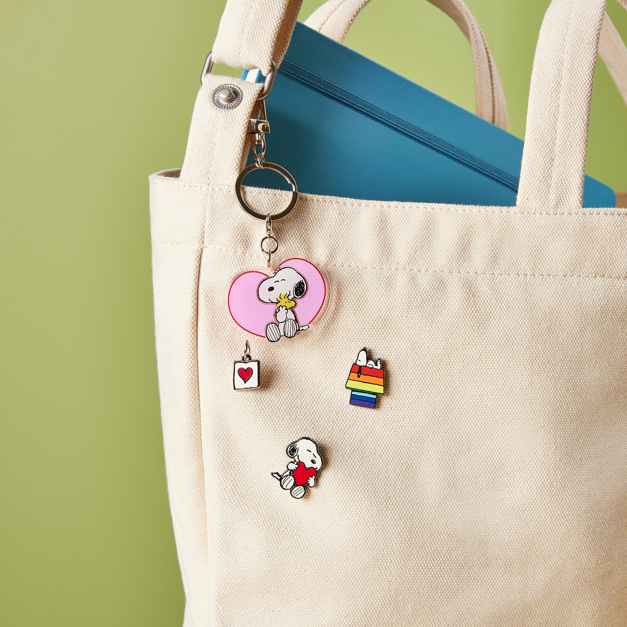 Snoopy Rainbow House Enamel Pin - Image 2