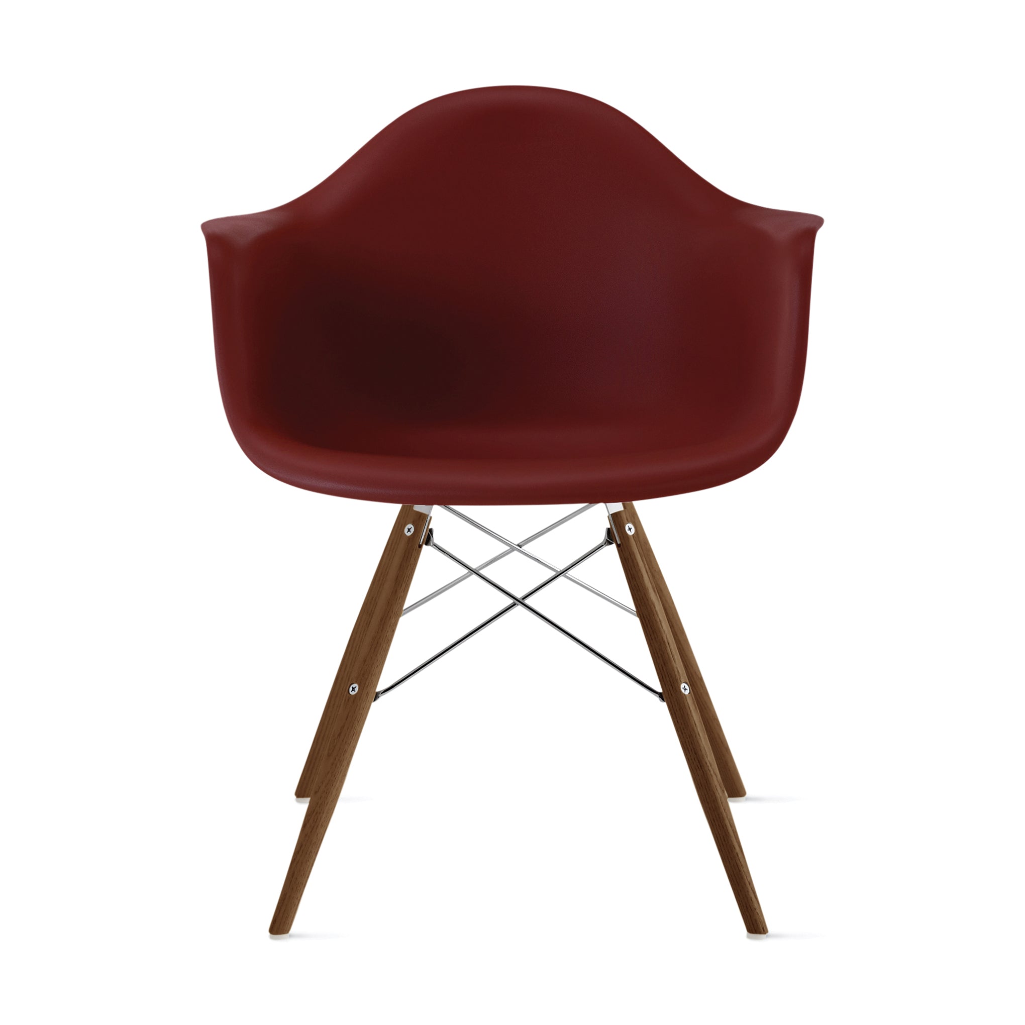 Eames® Molded Recycled Plastic Armchair from Herman Miller - Brick Red - Image 3