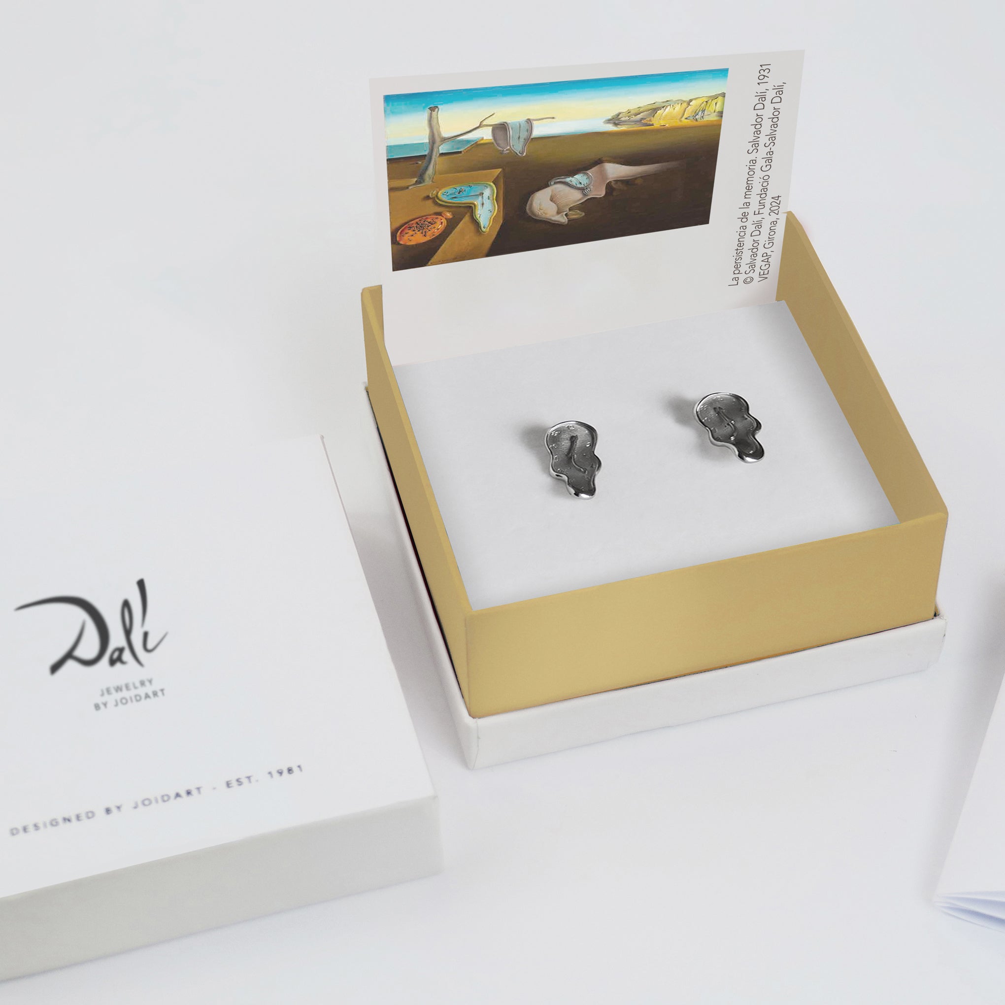 Salvador Dal?? Gold-Plated Melting Clock Post Earrings - Silver - Image 5