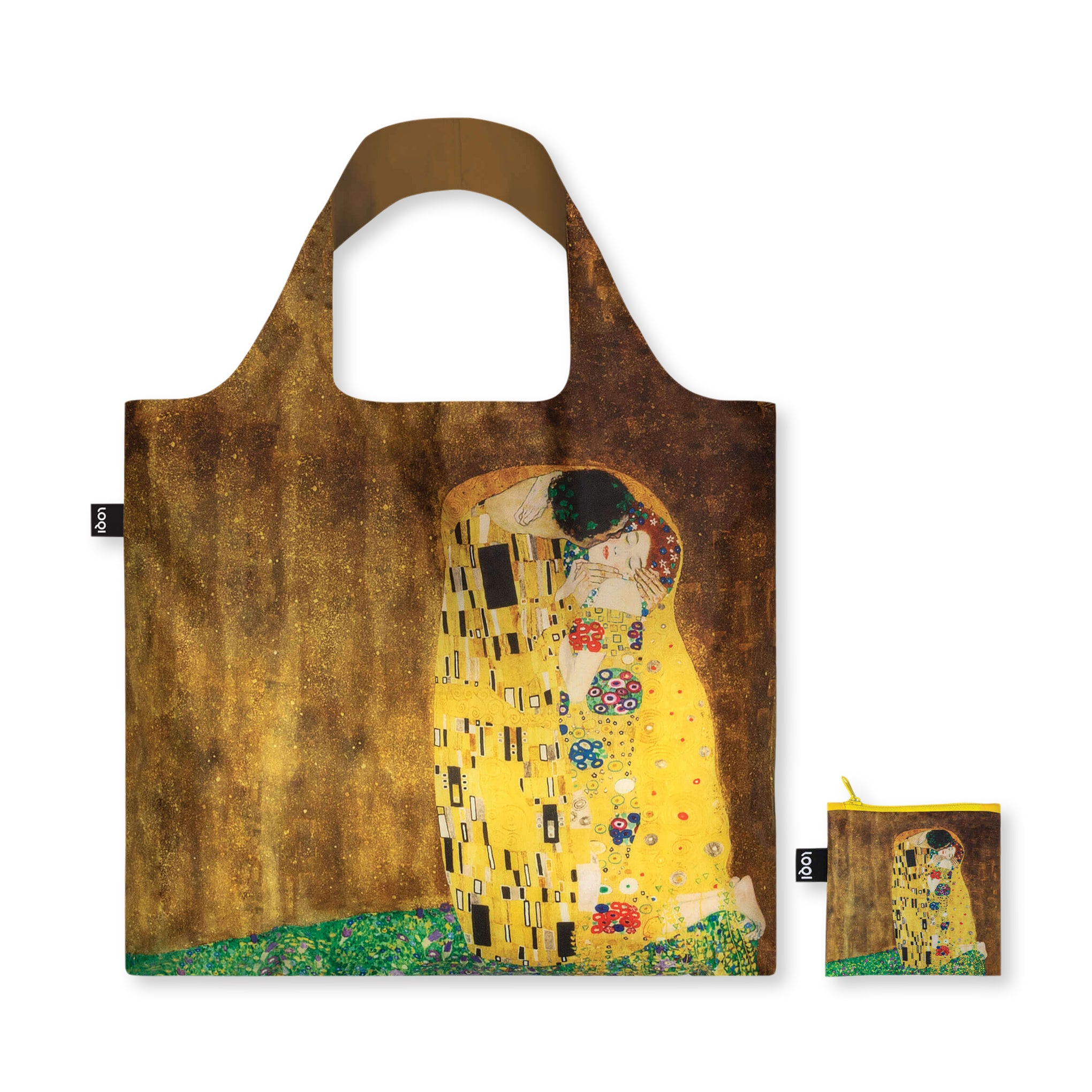 Loqi Recycled Polyester Artist Tote Bag - Gustav Klimt