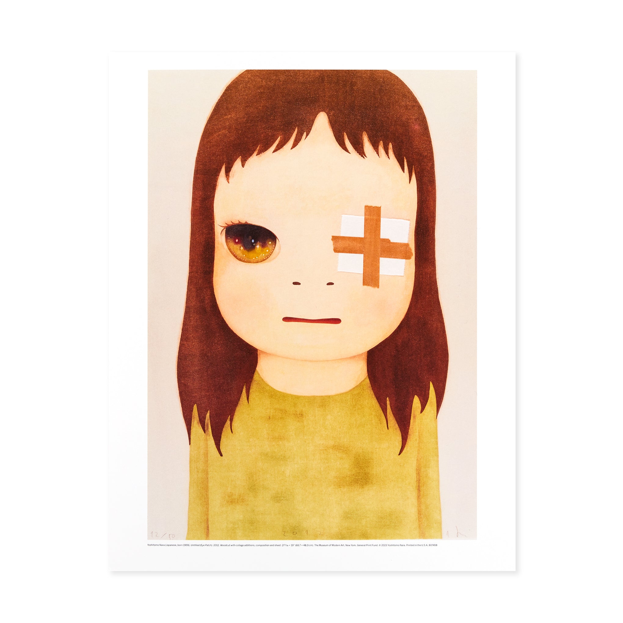 Yoshitomo Nara Untitled (Eye Patch) Poster
