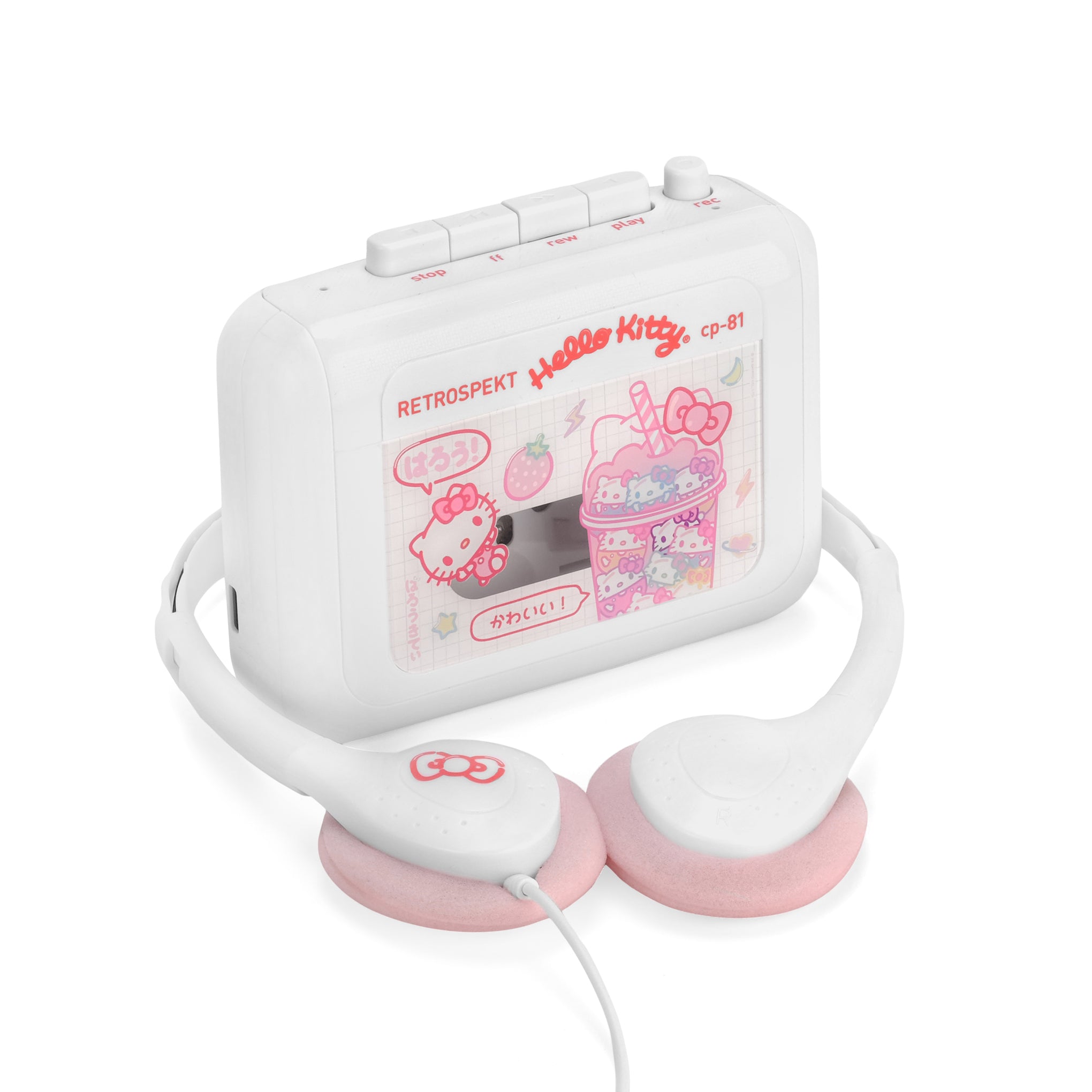 Retrospekt Hello Kitty CP-81 Portable Cassette Player