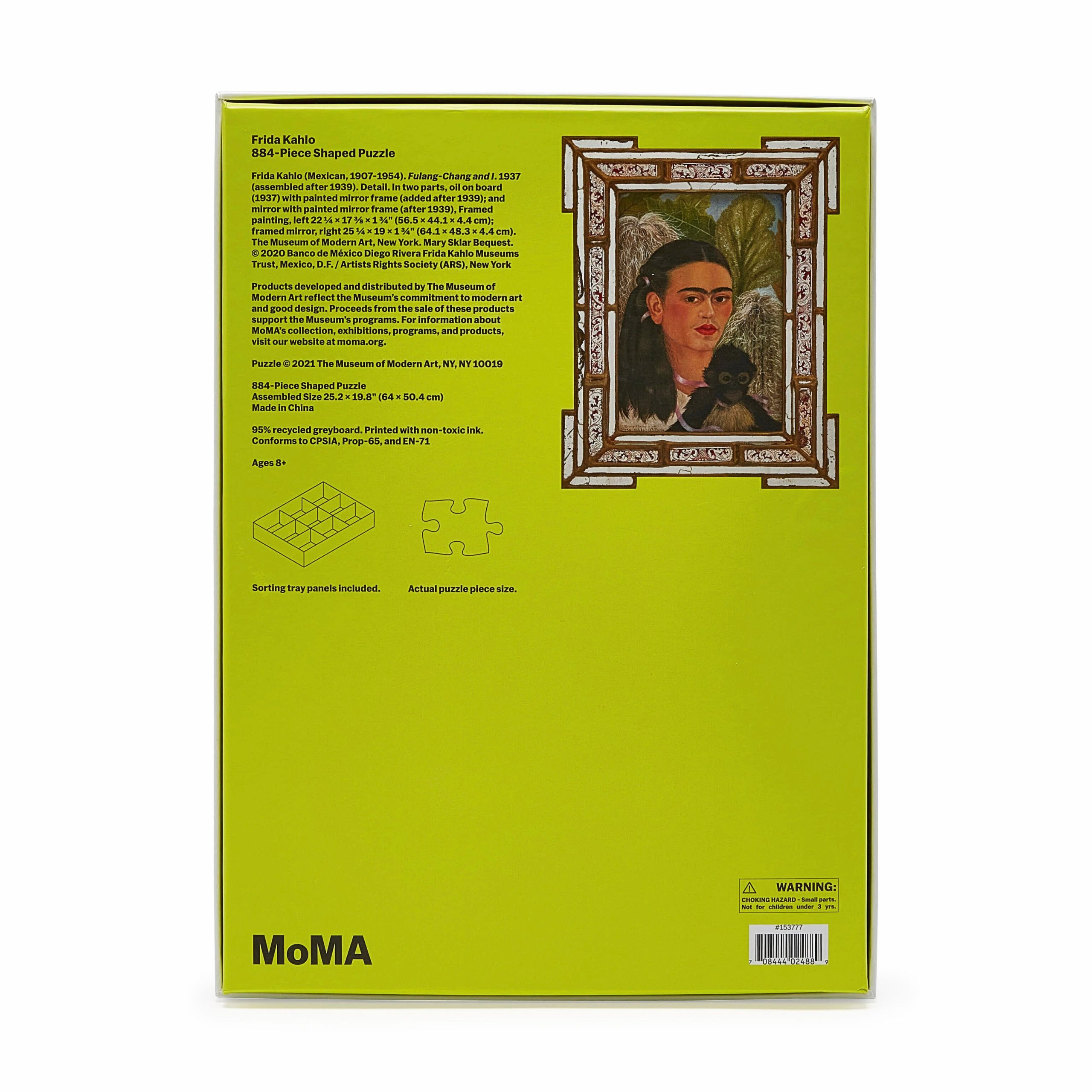 Frida Kahlo Shaped Jigsaw Puzzle - 884 Pieces - Image 4