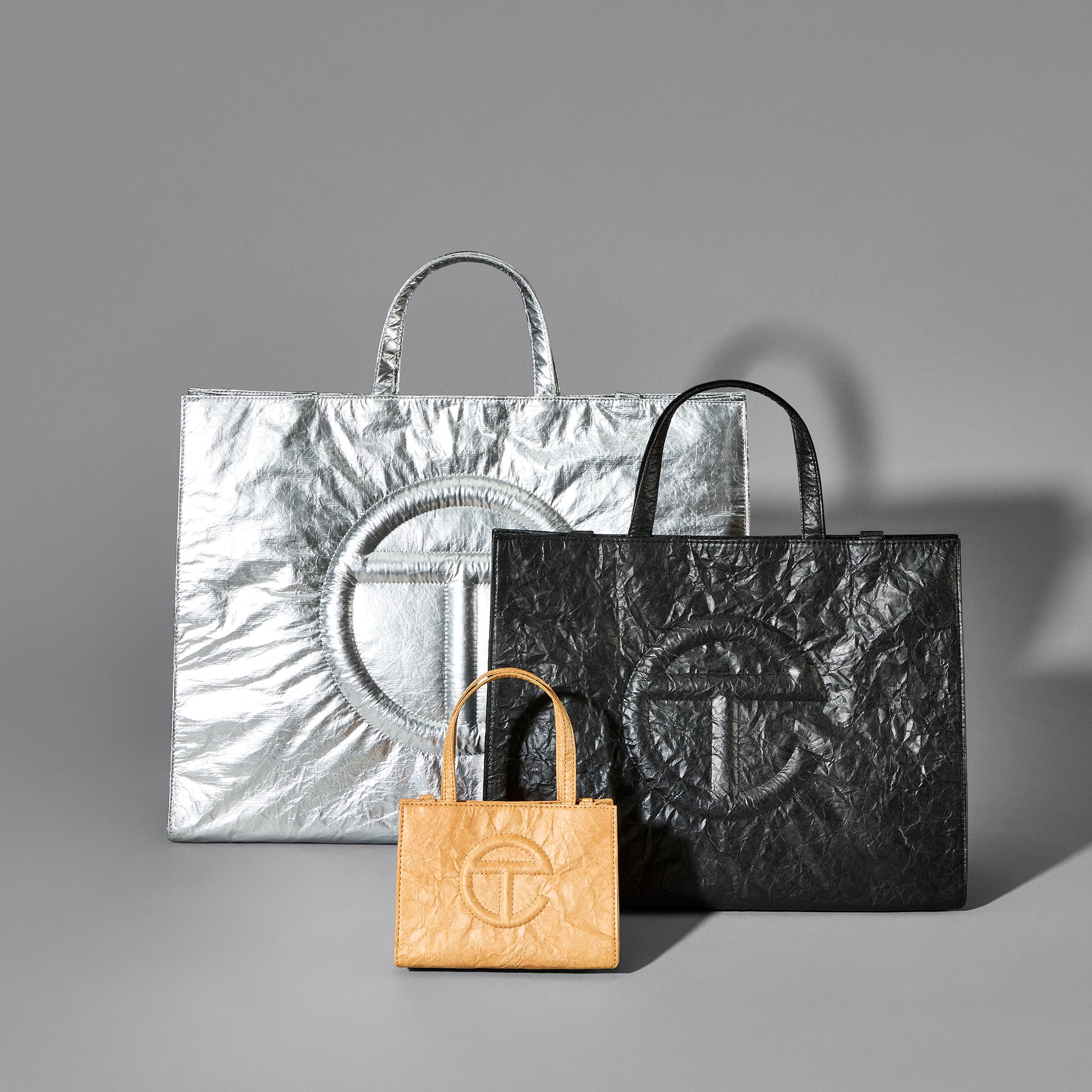 Telfar Tyvek Shopping Bag - Black - Image 17