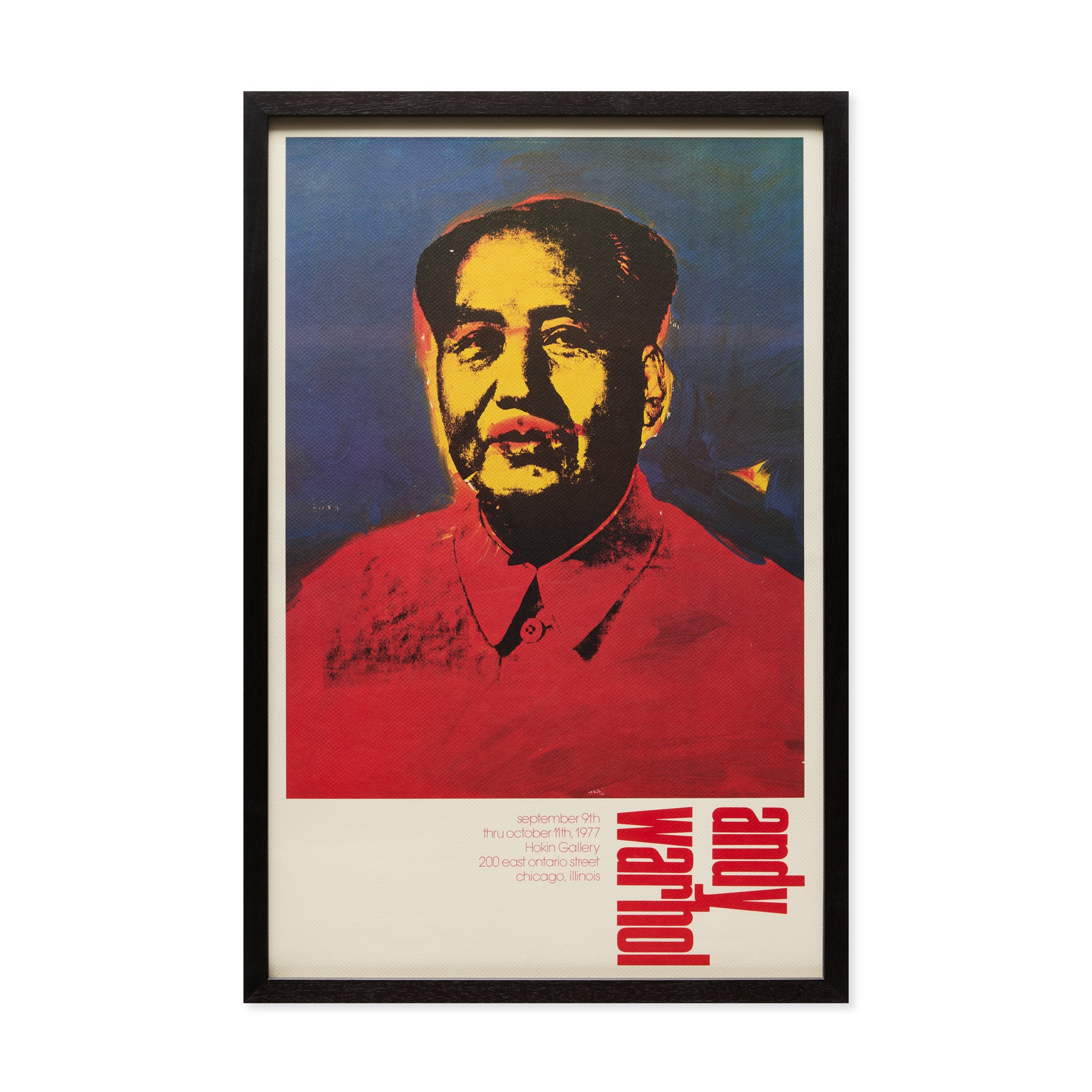 Andy Warhol Mao Framed Poster