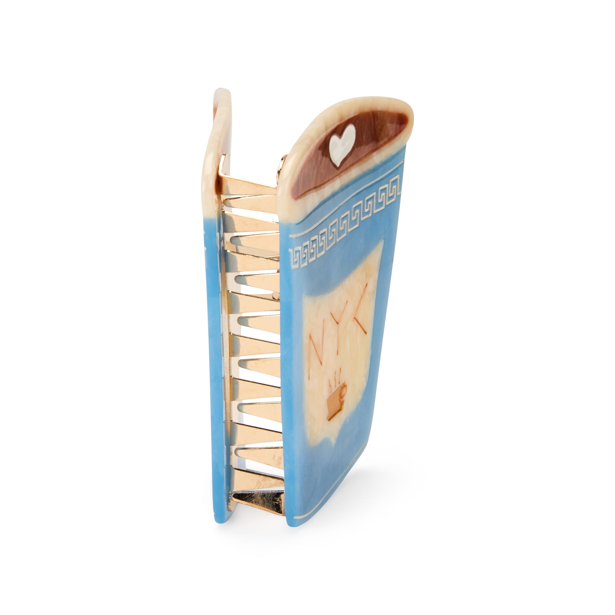 Solar Eclipse Hair Clip - NY Coffee Cup - Image 3