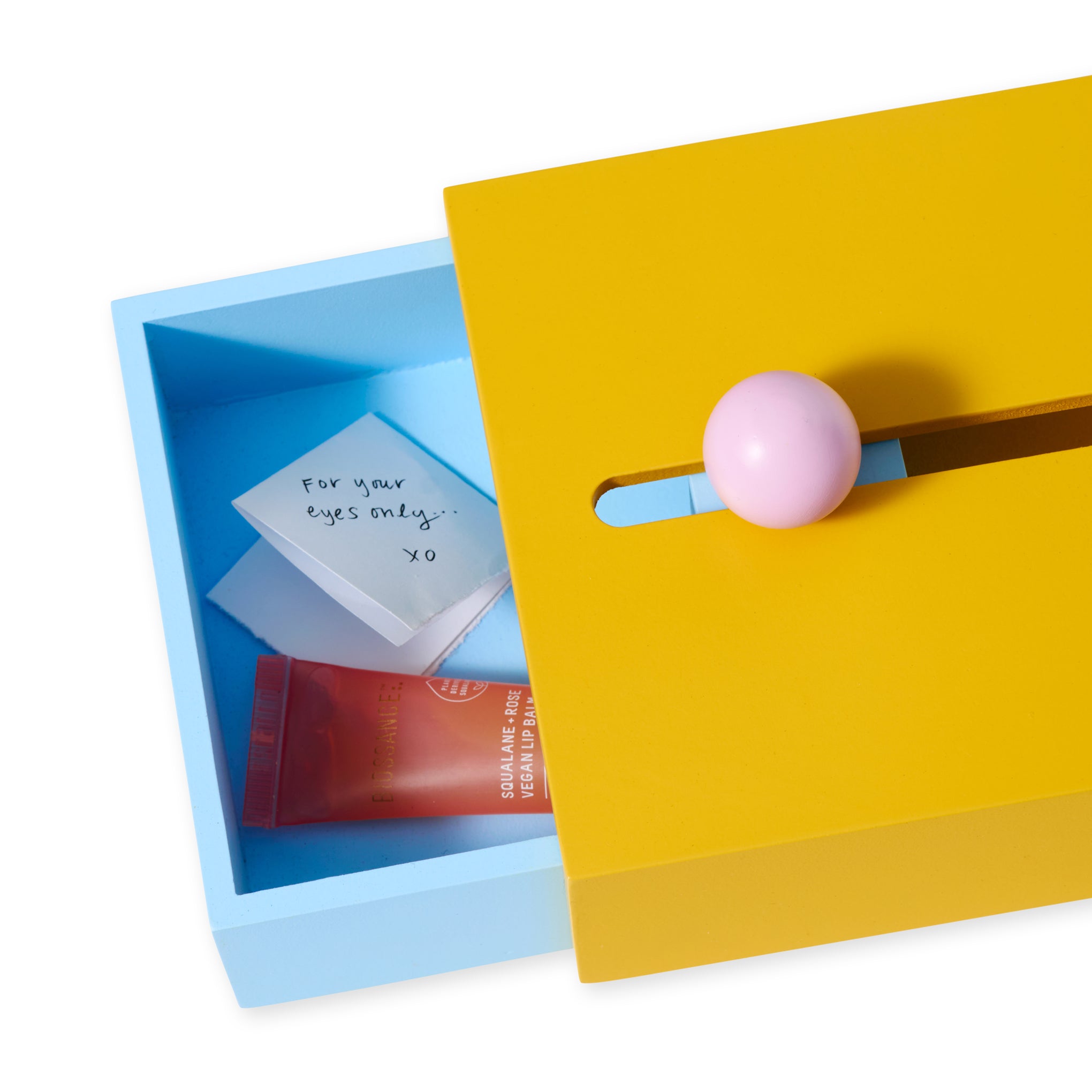 Areaware Colorblock Cache Box - Yellow - Image 4