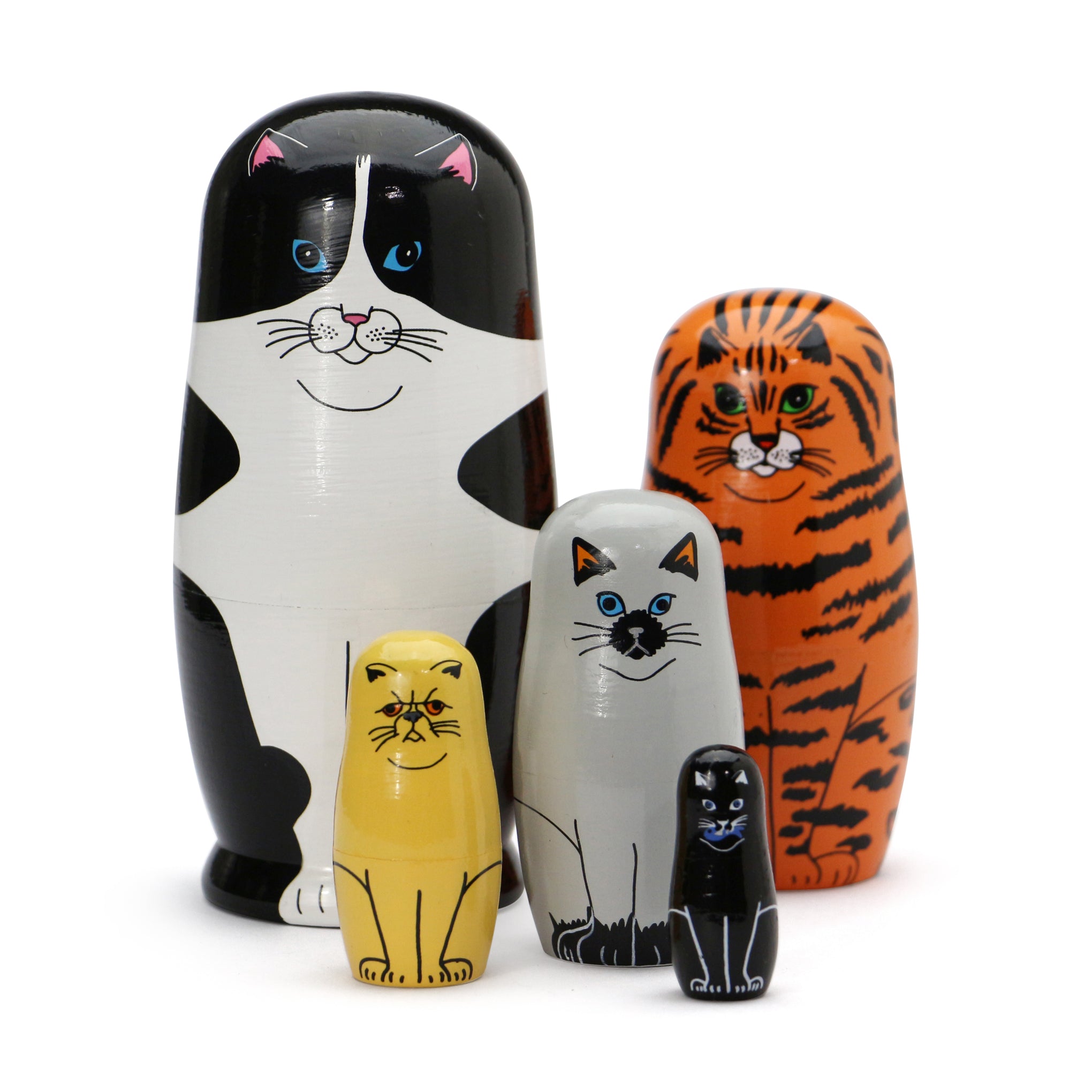 Nesting Cats Set - Set of 5 - Image 3