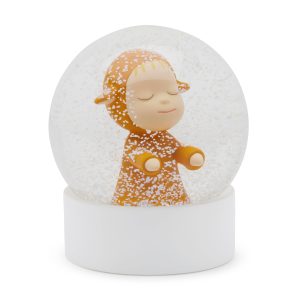 Yoshitomo Nara Little Wanderer Snow Globe - Yellow