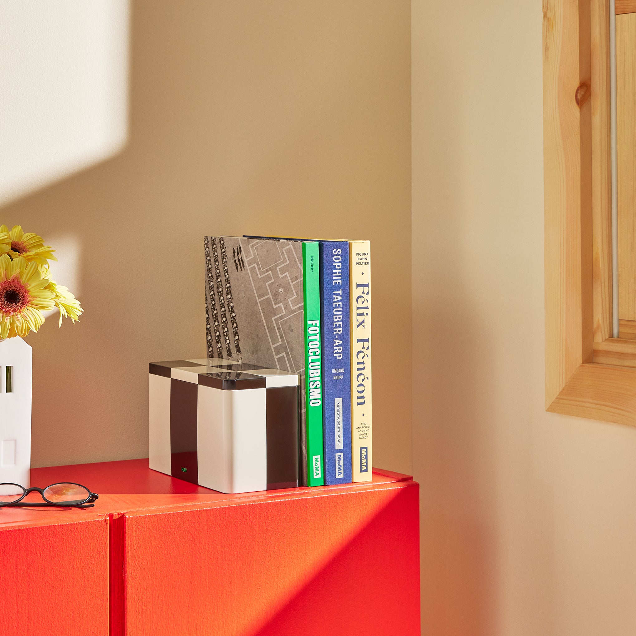 HAY Tin Container - Black/ Off White - Image 2