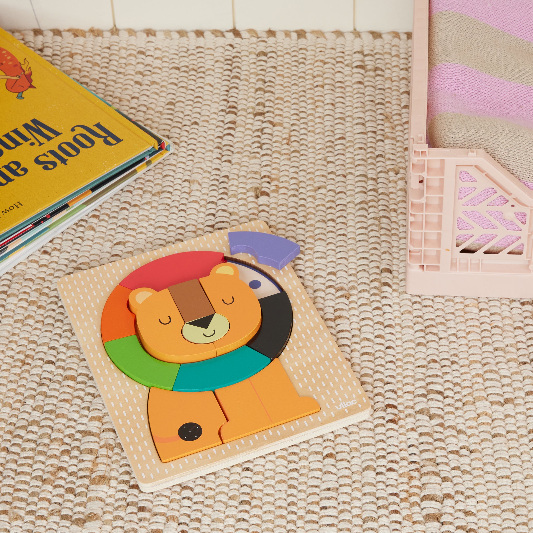 Lion Wooden Puzzle - 17 Pieces - Image 2