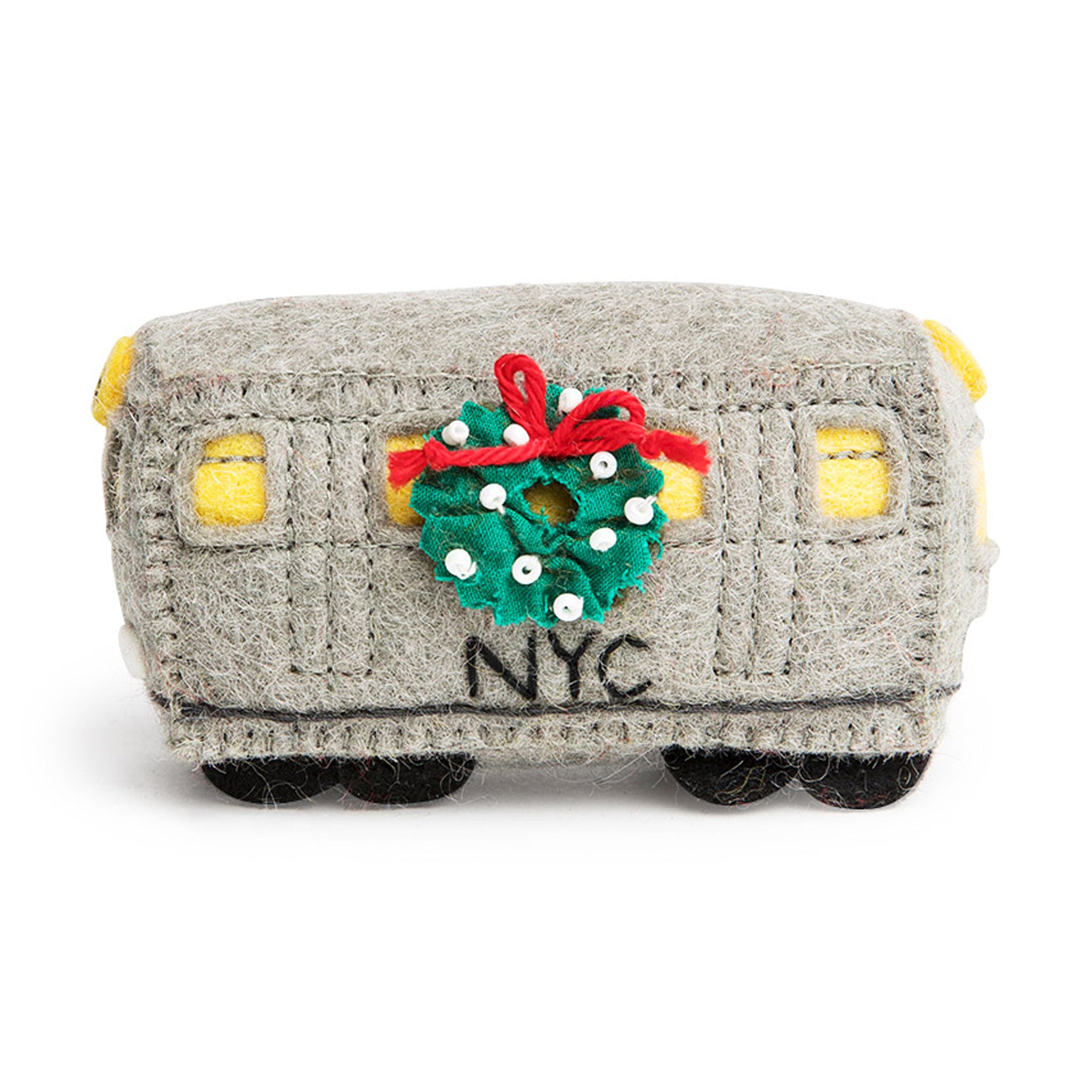 NYC Felt Ornament - Subway - Image 2