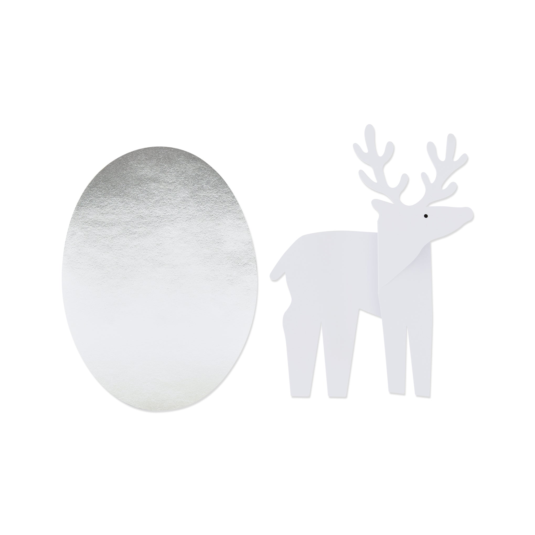 Reindeer on Pond Holiday Pop-Up Cards - Set of 8 - Image 4