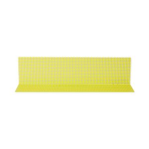 Perforated Aluminum Shelf - Yellow