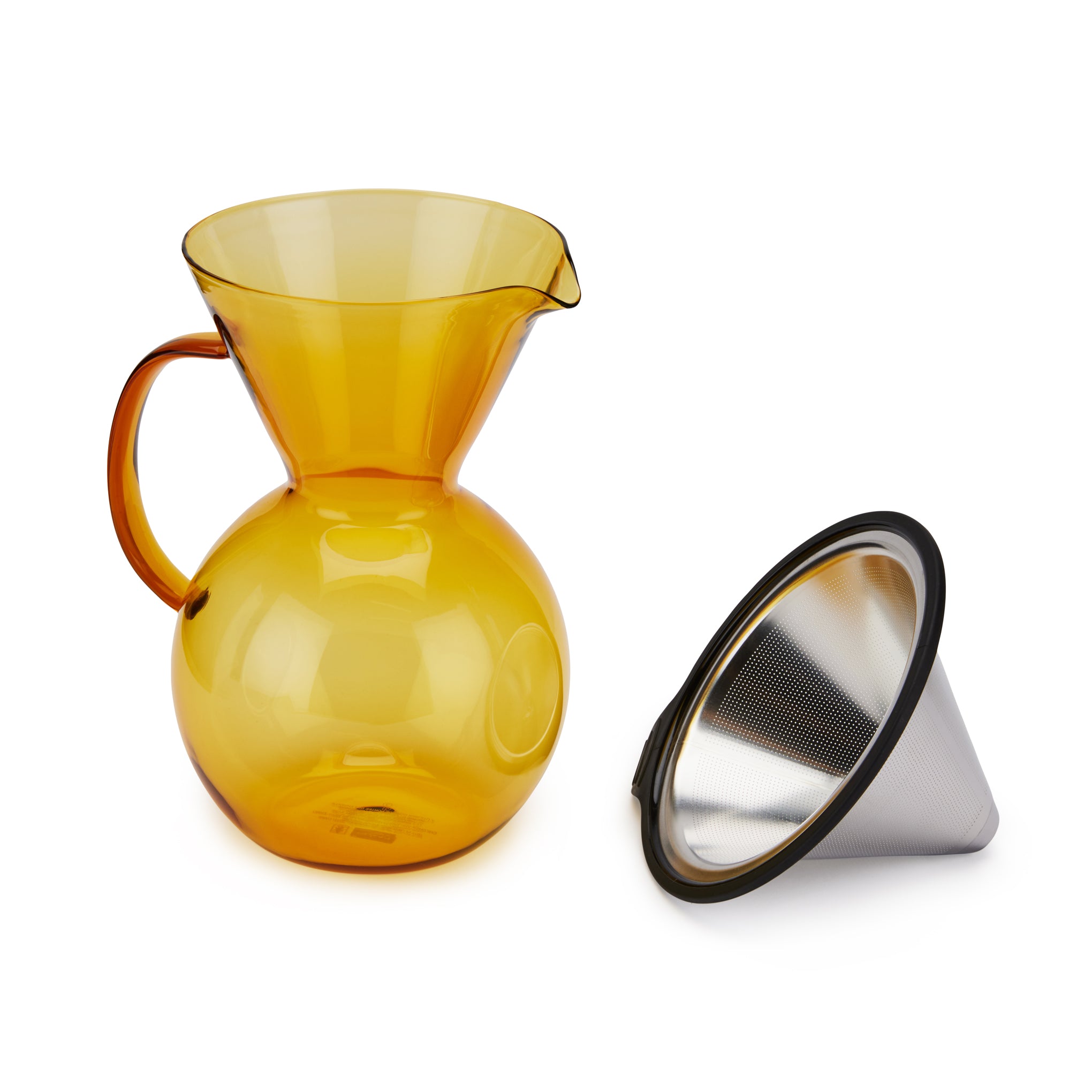 Bodum Glass Pour-Over Coffee Maker - Yellow - Image 3