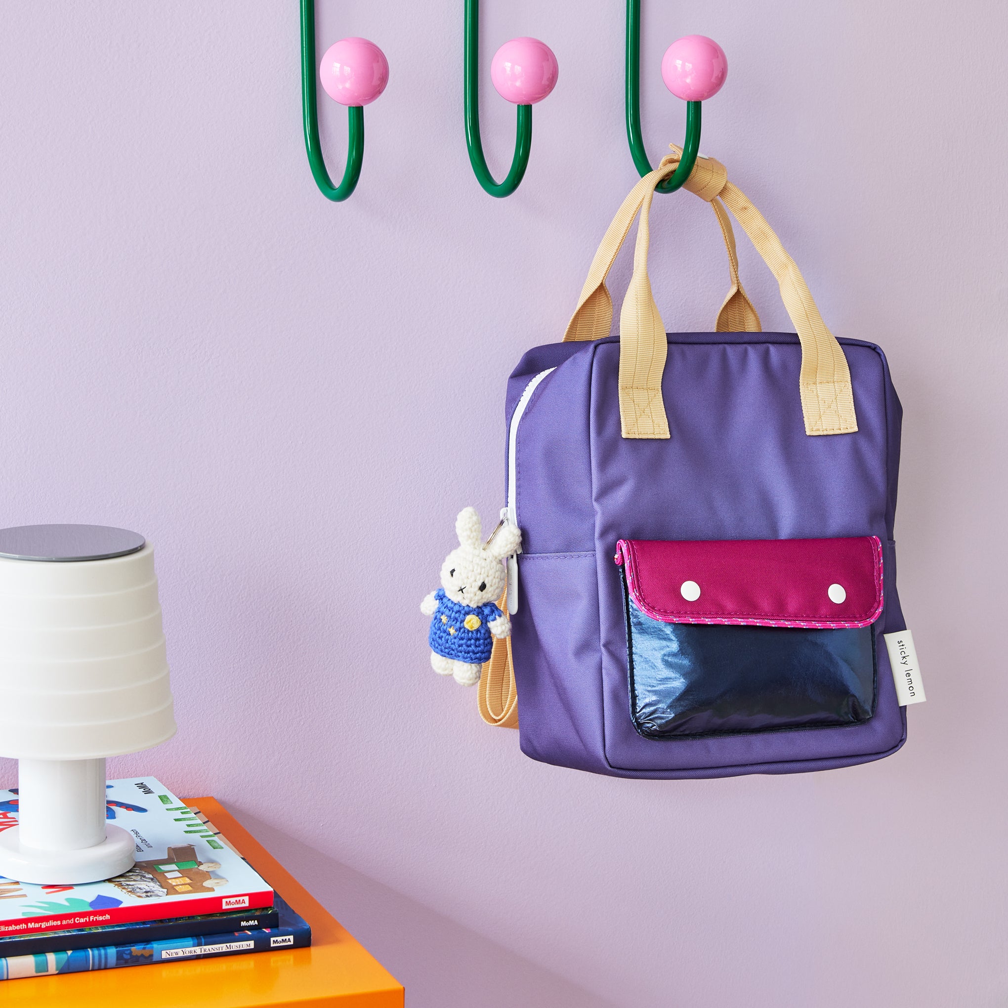 Miffy & Friends Crocheted Van Gogh The Starry Night Keychain - Miffy - Image 2